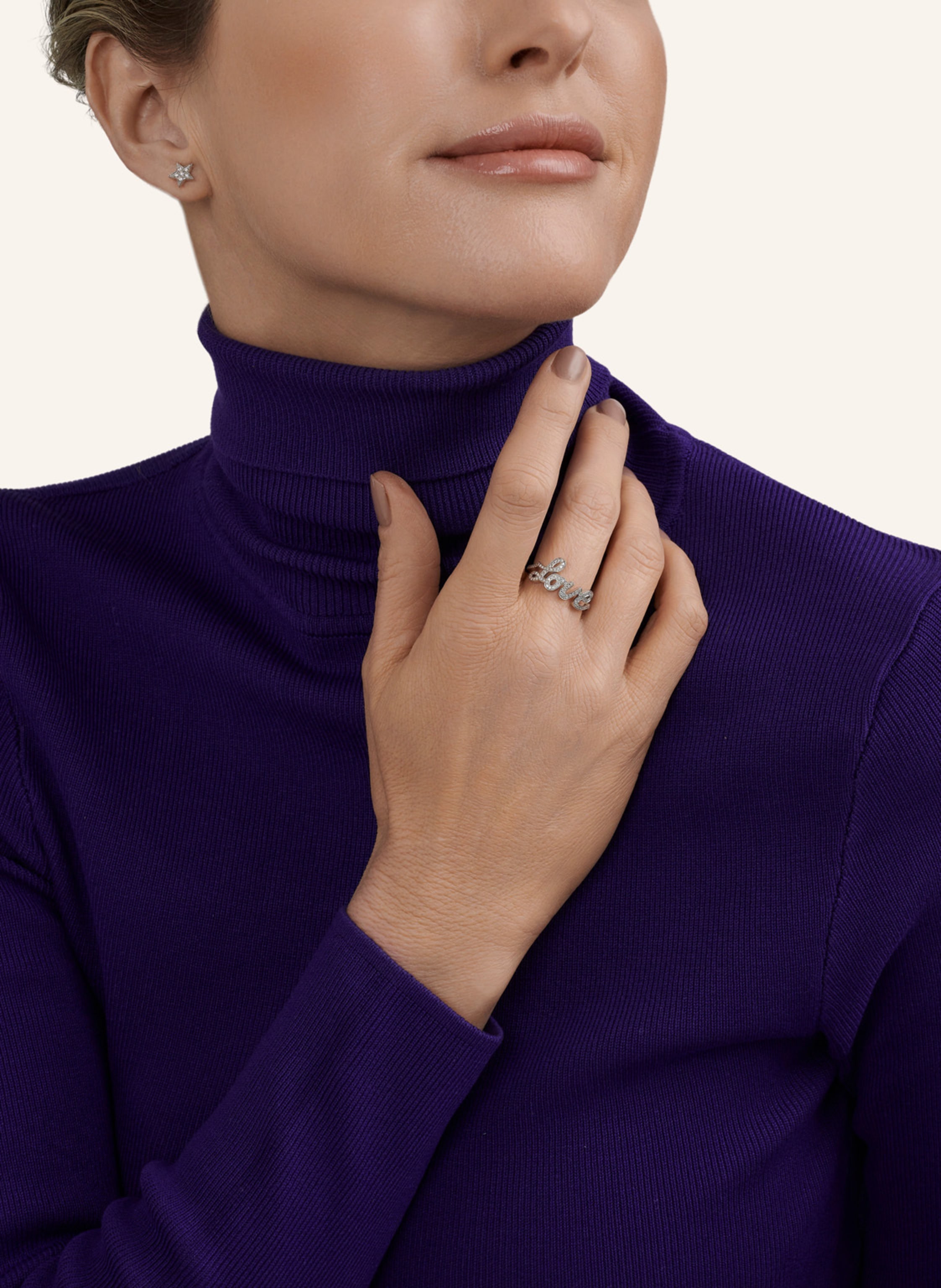 Thumbnail - Cada Ring Love silber