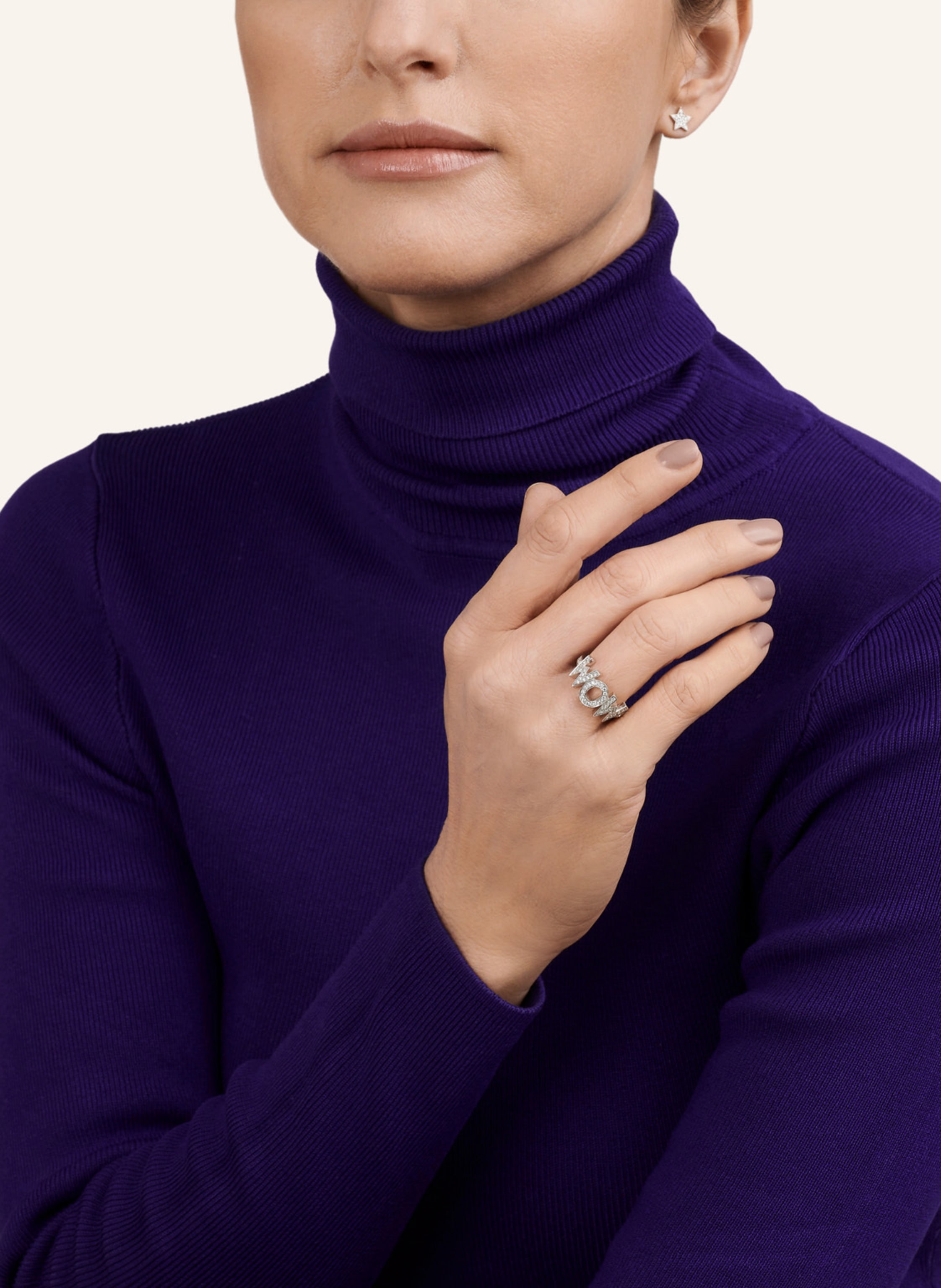 Thumbnail - Cada Ring Xl Wow silber