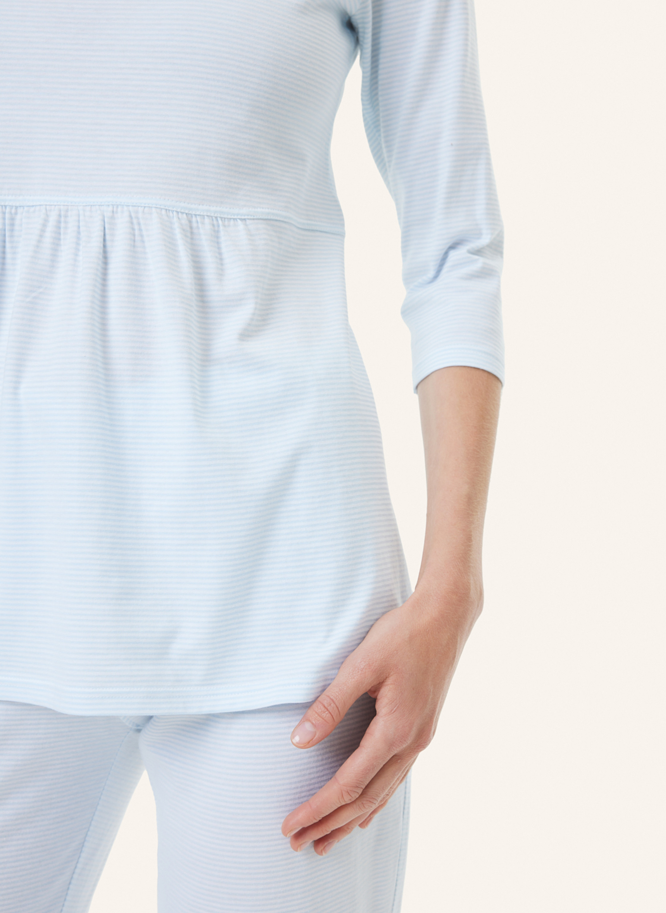 Thumbnail - Yellamaris Schlafanzug Mit 3/4 Arm blau