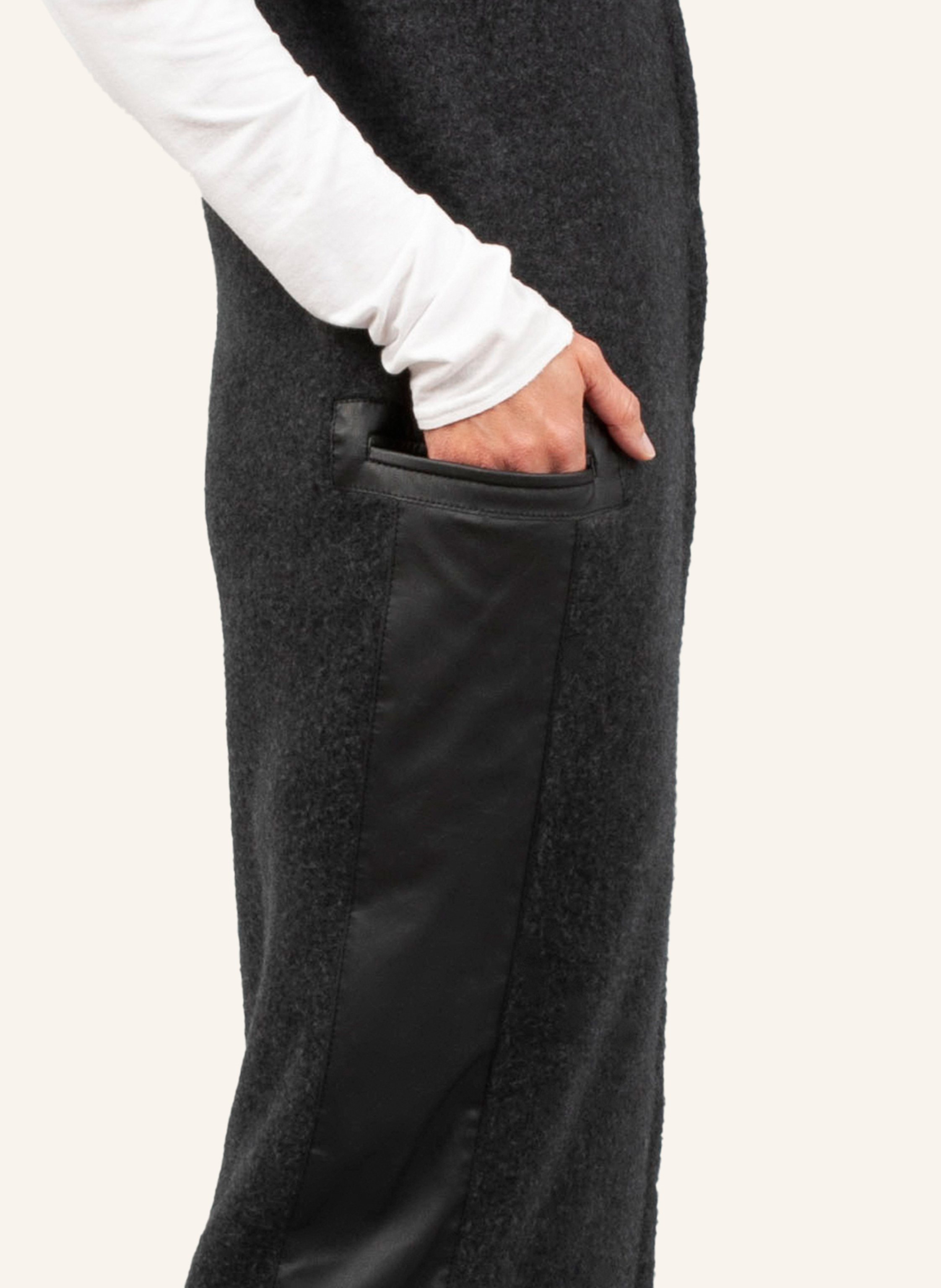 Thumbnail - Helene Galwas Maxi Weste Elfriede grau