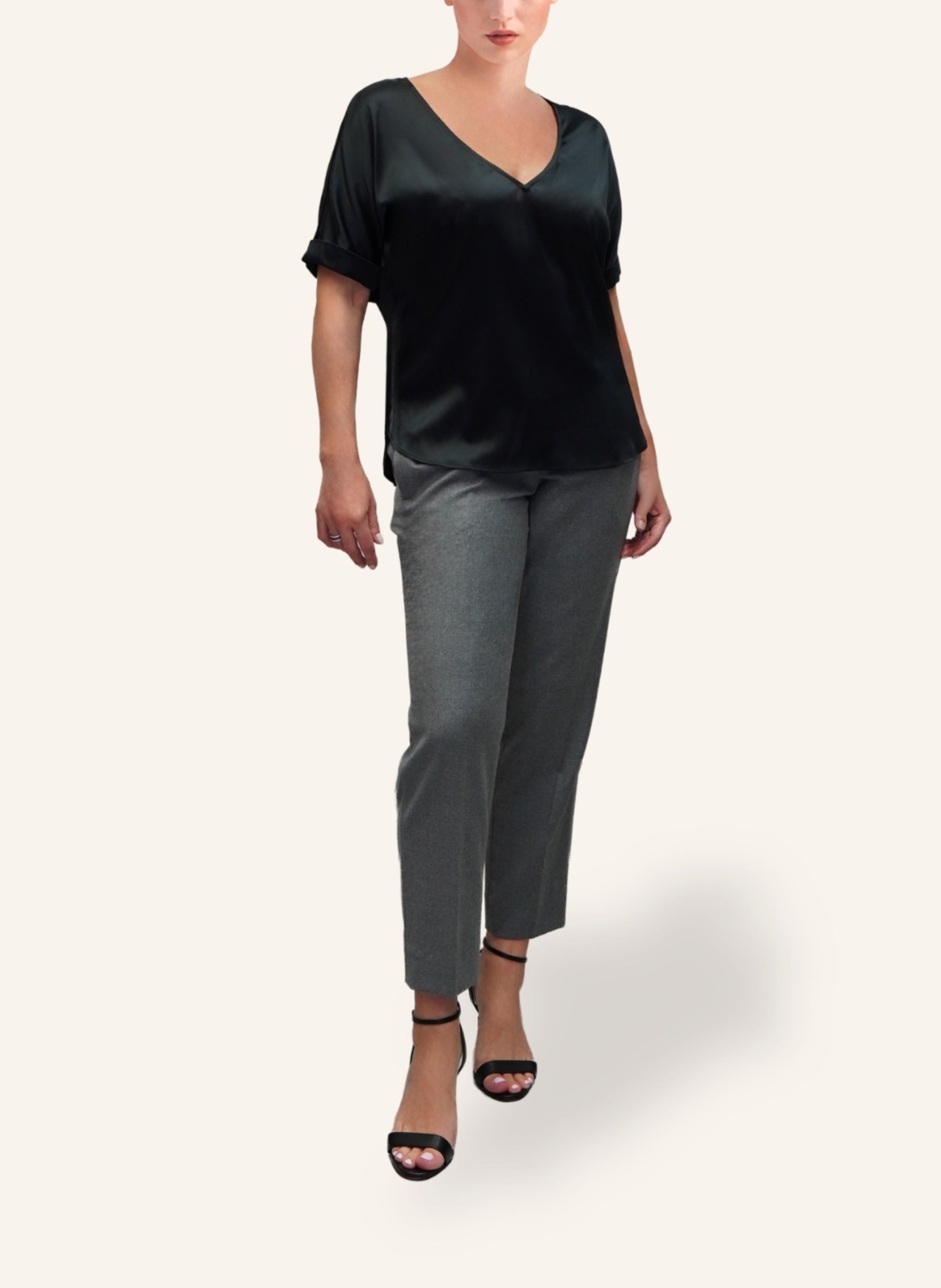 Thumbnail - Helene Galwas T-Shirt Aus Viskose Dolores schwarz