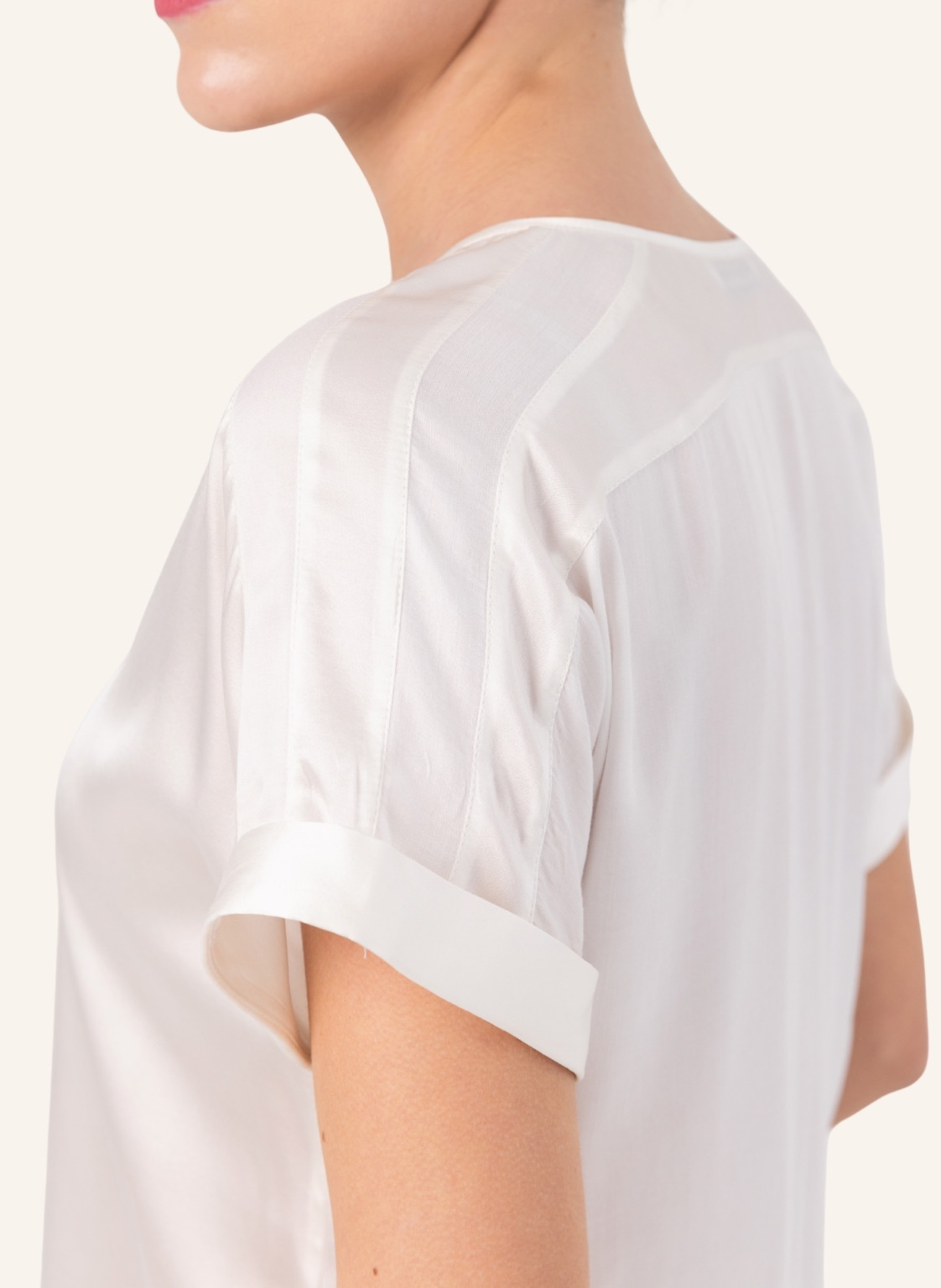 Thumbnail - Helene Galwas Oberteil Mit Abnehmbaren Federn Ava weiss