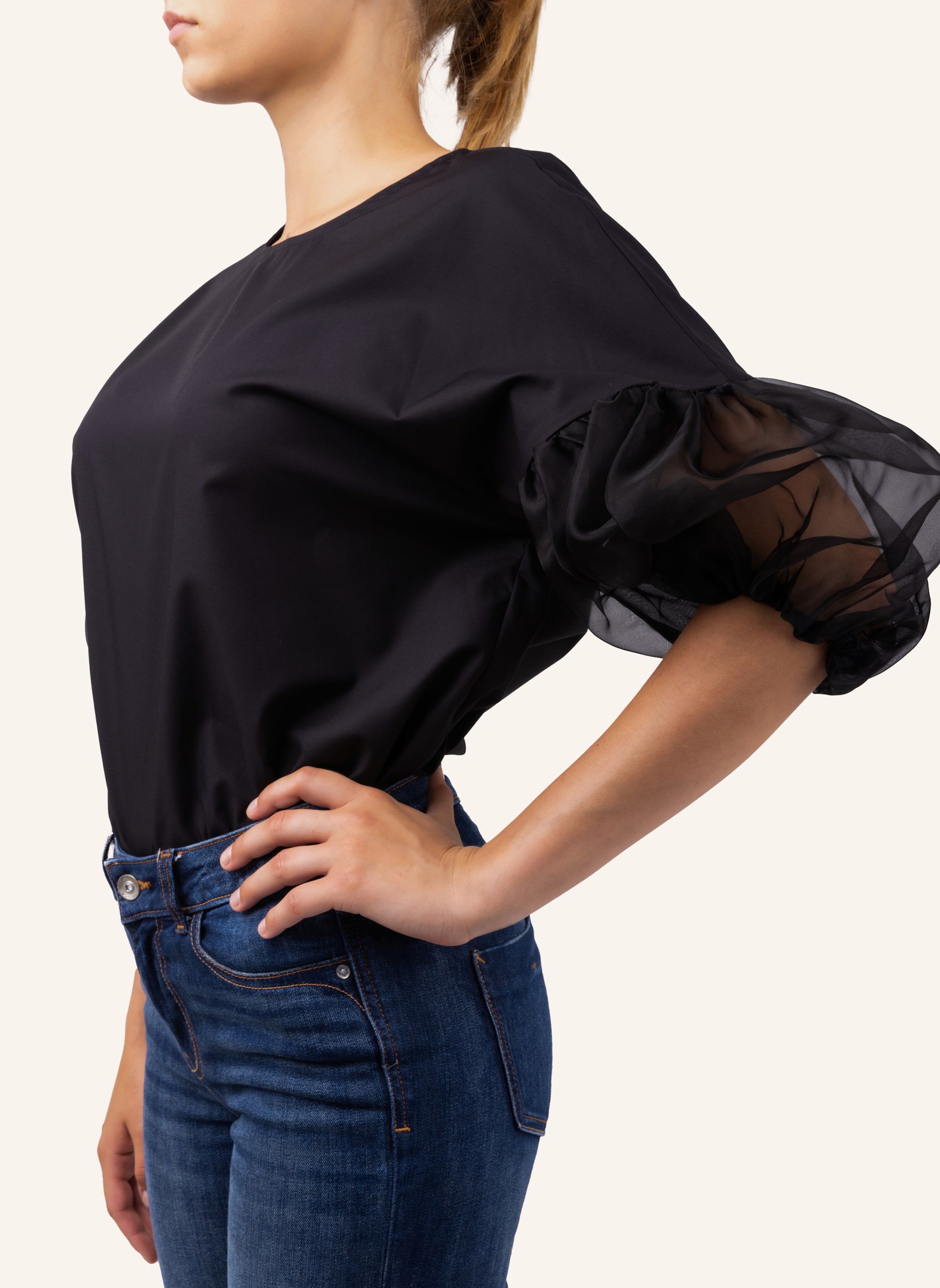 Thumbnail - Helene Galwas Bluse Gaby schwarz