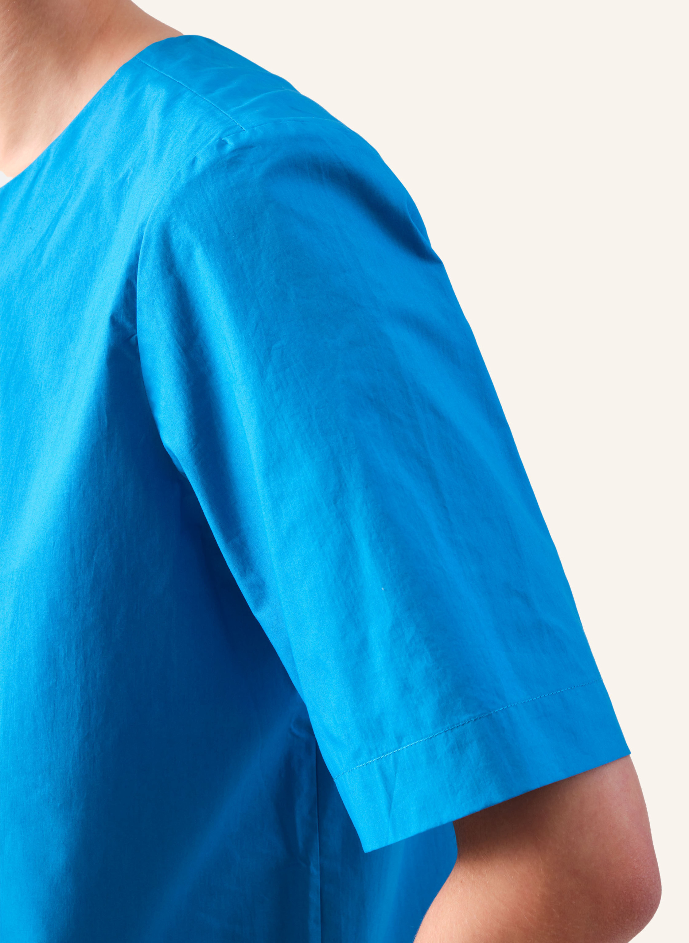 Thumbnail - Helene Galwas Bluse Aus Baumwolle Iduna blau