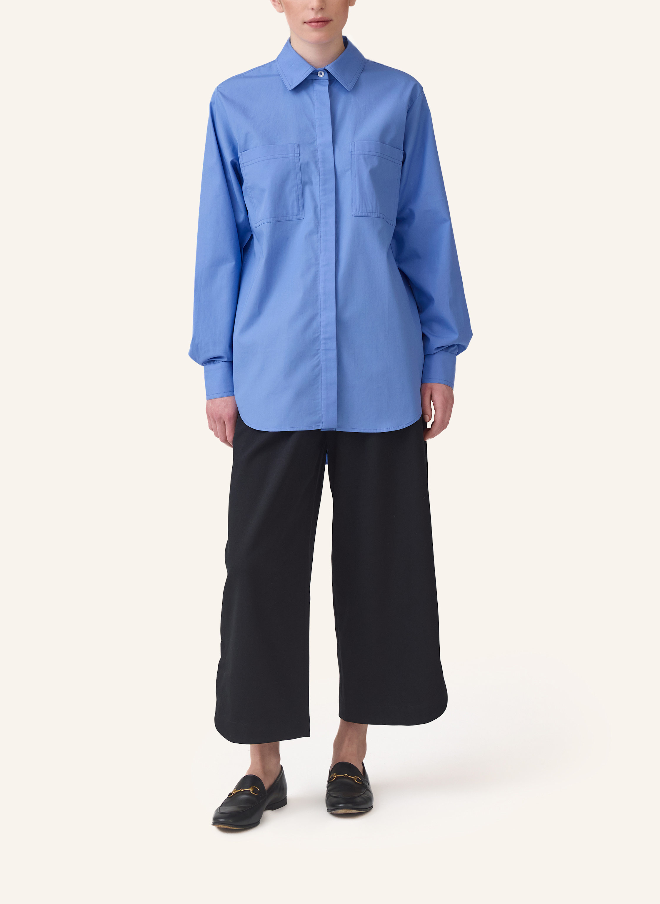 Thumbnail - Helene Galwas Oversize Blusenhemd Luka lila