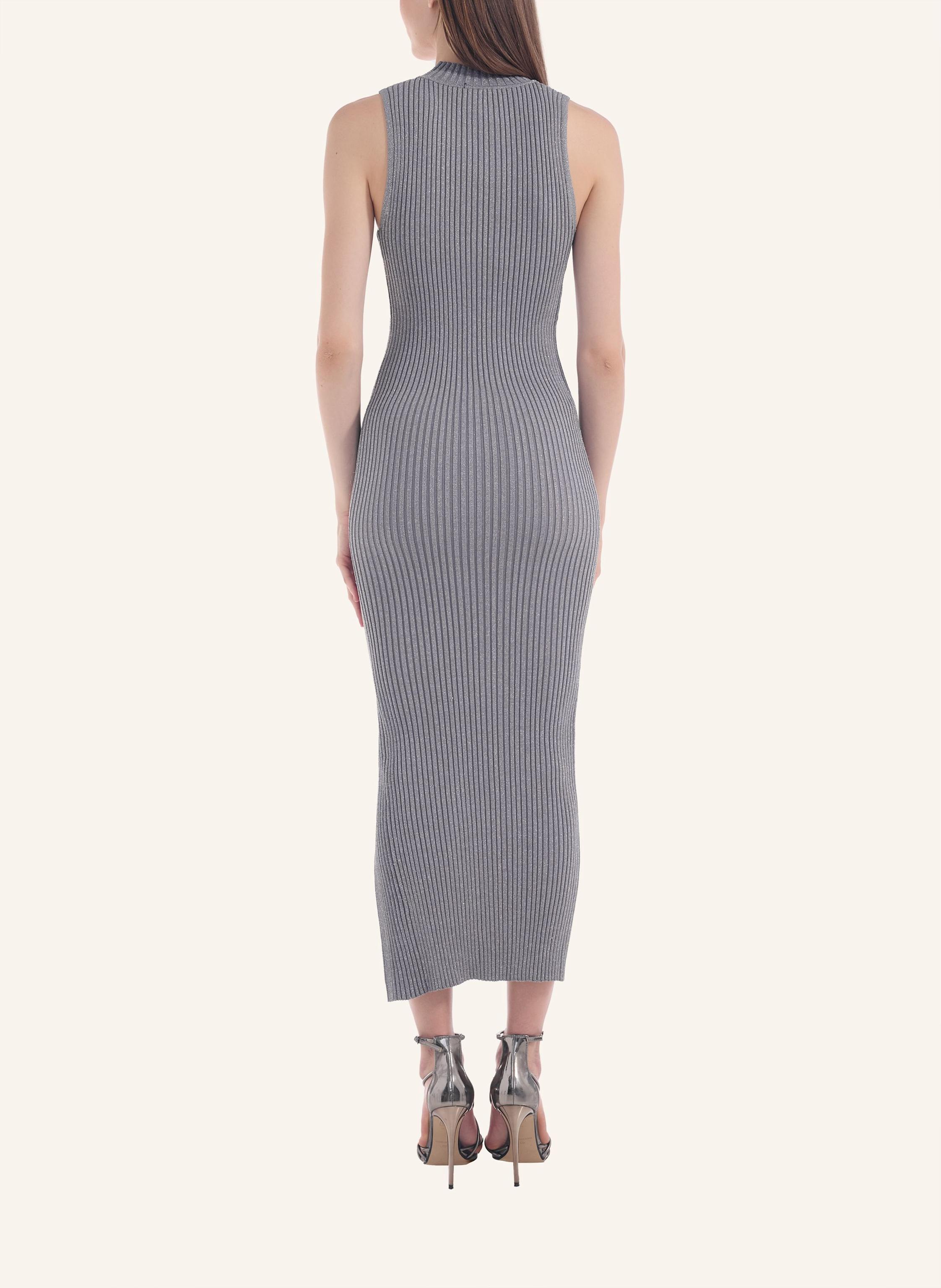 Thumbnail - Adlysh Strickkleid Graceful Glamour Dress grau