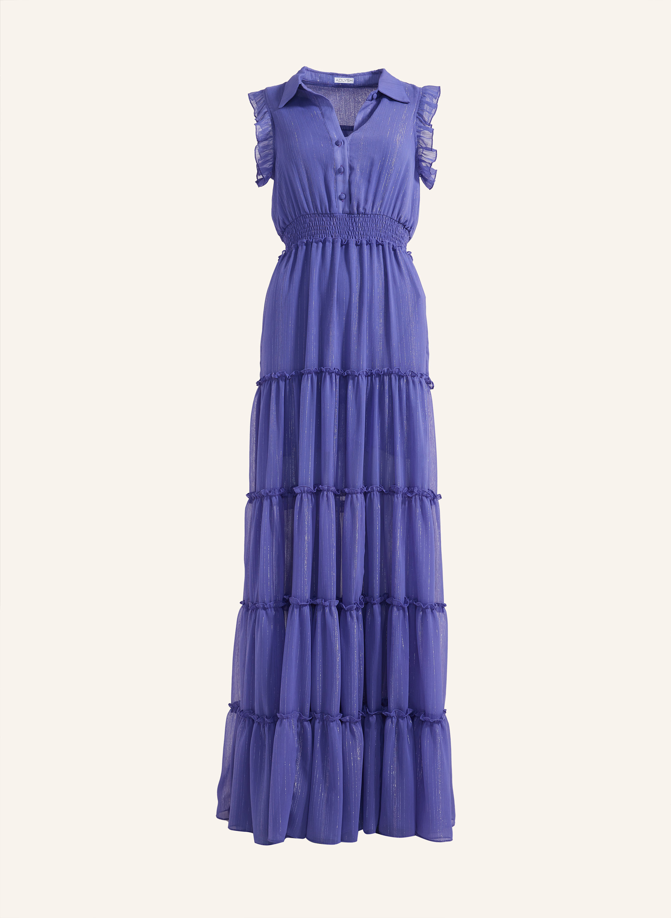 Adlysh Shiny Summer Dress lila
