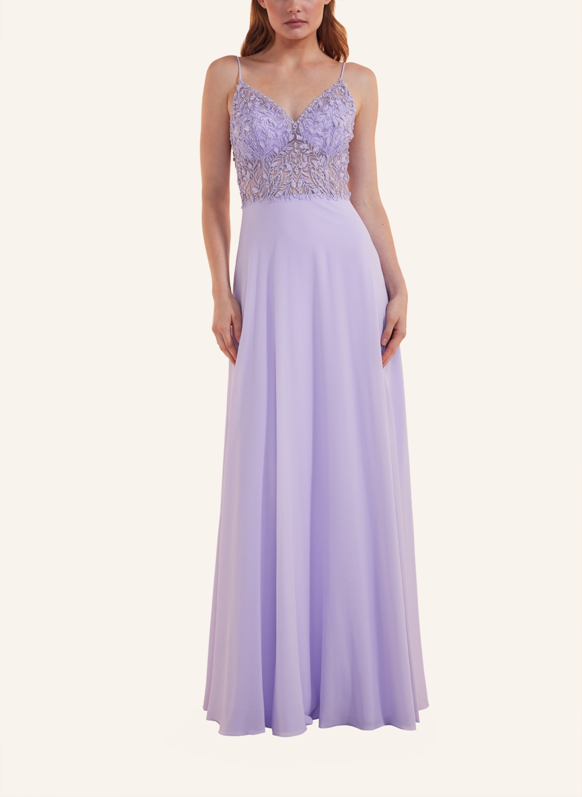 Thumbnail - Unique Abendkleid Sheer Romance Dress lila