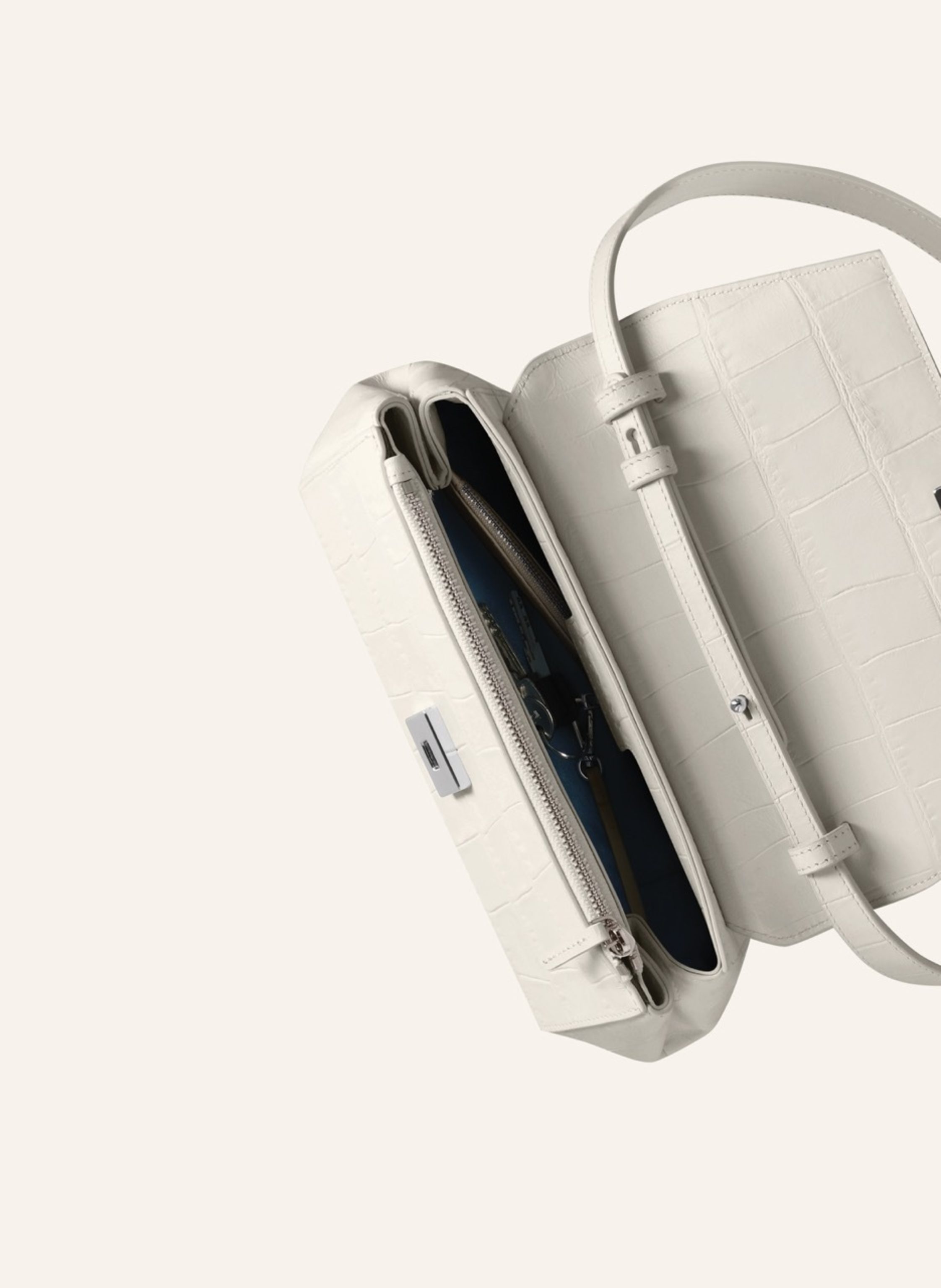 Thumbnail - Kaai Umhängetasche Ikon Clutch weiss