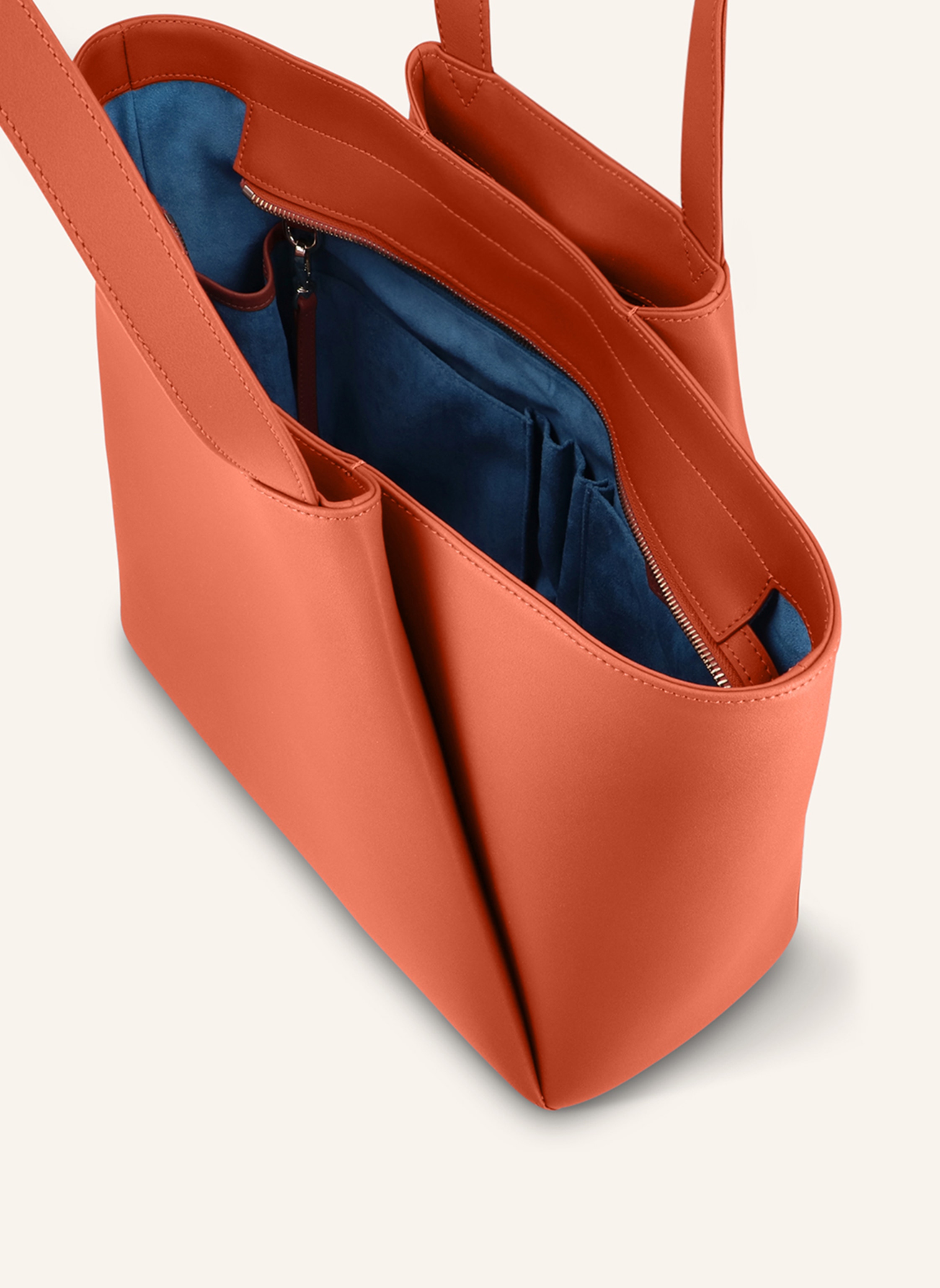 Thumbnail - Kaai Schultertasche Midi Pyramid braun