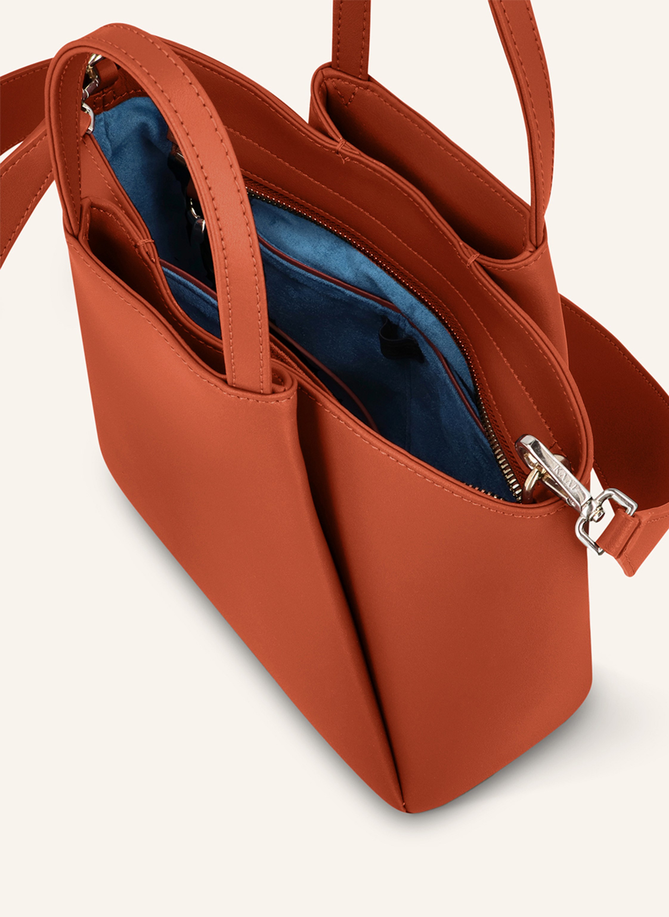 Thumbnail - Kaai Umhängetasche Mini Pyramid braun