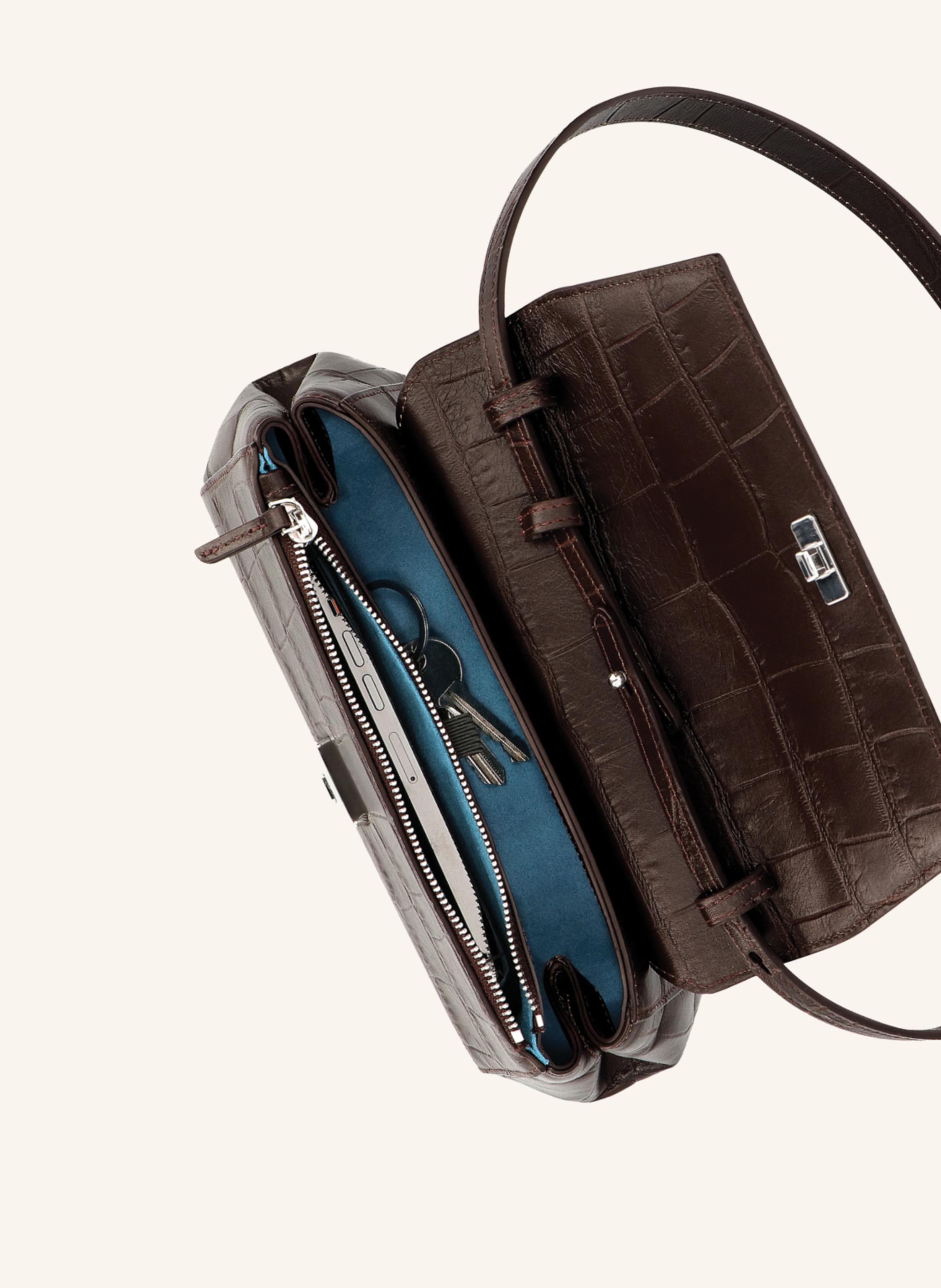 Thumbnail - Kaai Umhängetasche Ikon Clutch braun