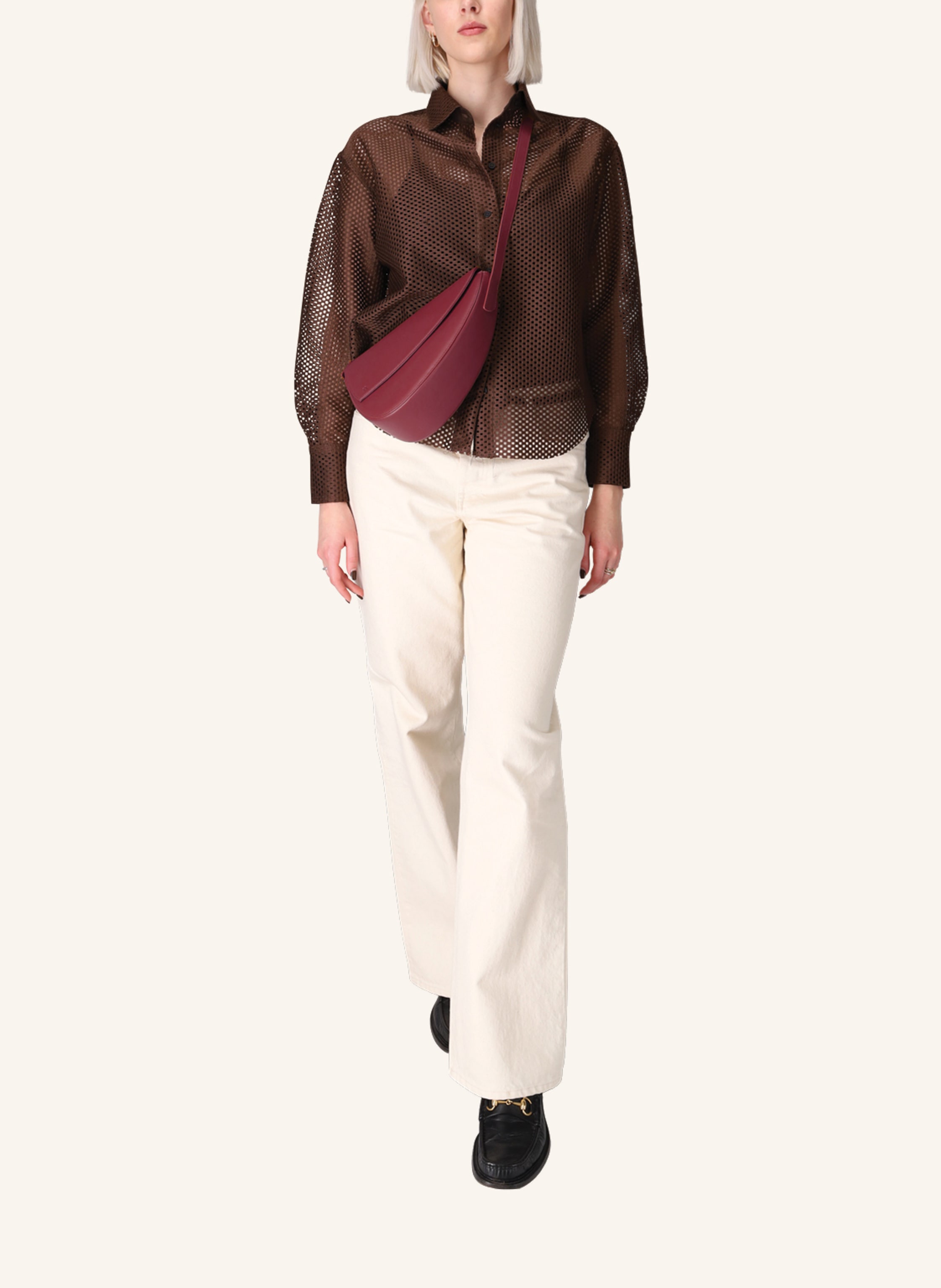 Thumbnail - Kaai Umhängetasche Rebel Crossbody rot