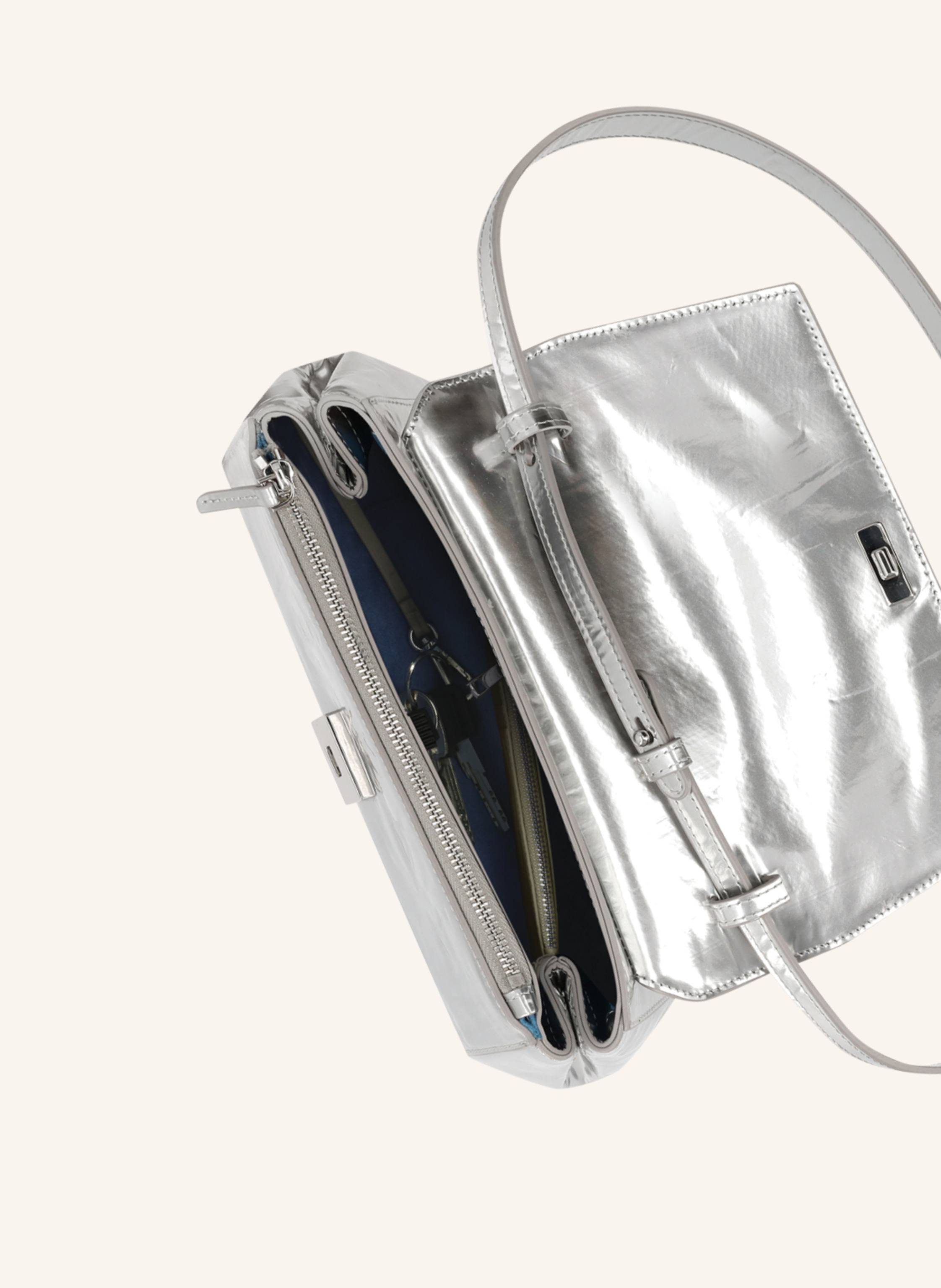 Thumbnail - Kaai Umhängetasche Ikon Clutch silber