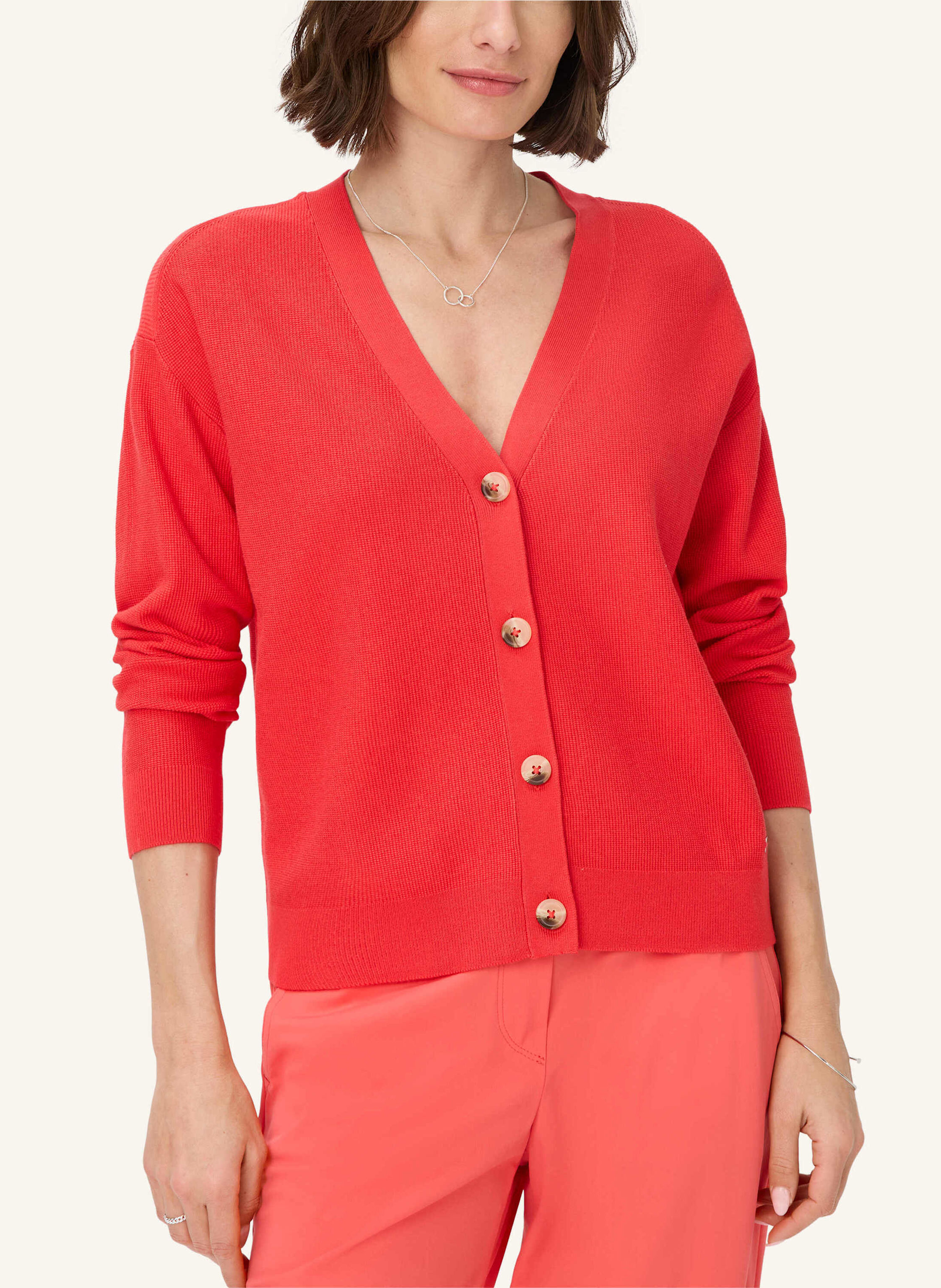 Thumbnail - Brax Strickjacke Style Anique rot