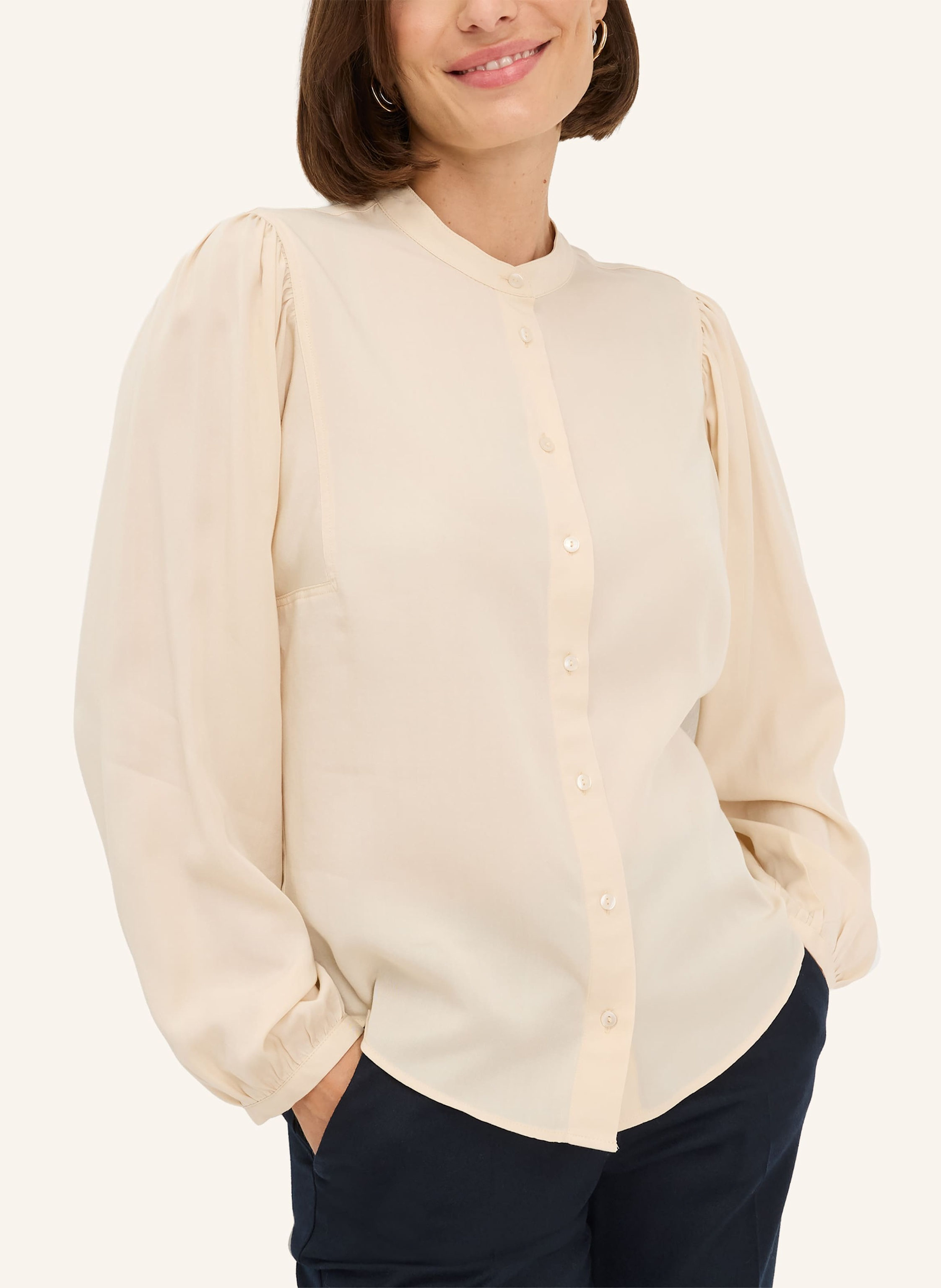 Thumbnail - Brax Bluse Style Valeria beige