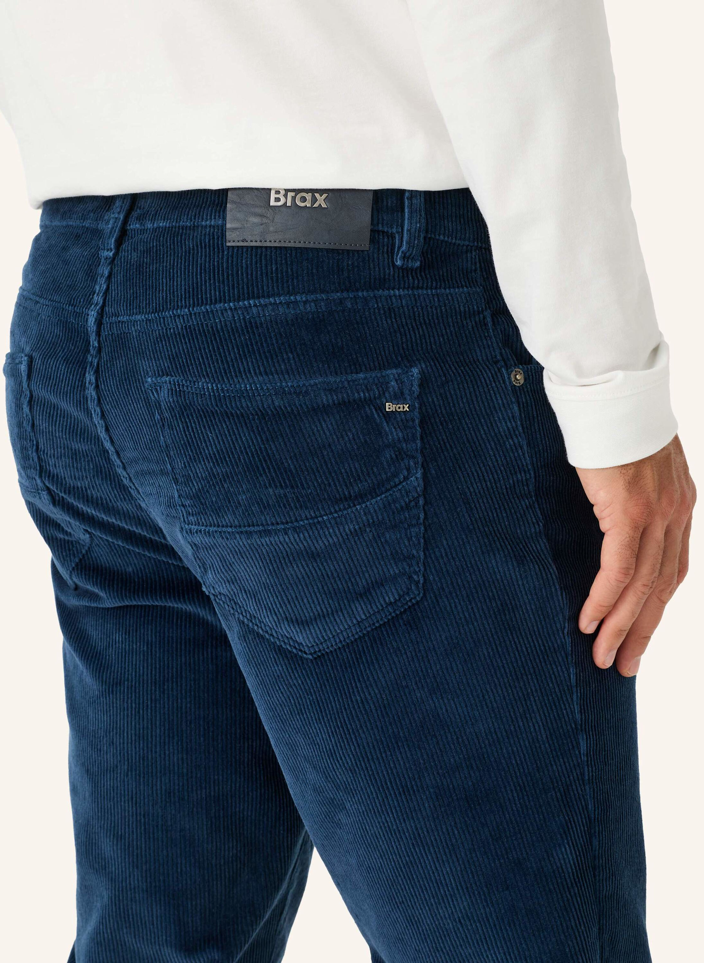 Thumbnail - Brax Cordhose Cadiz Straight Fit blau