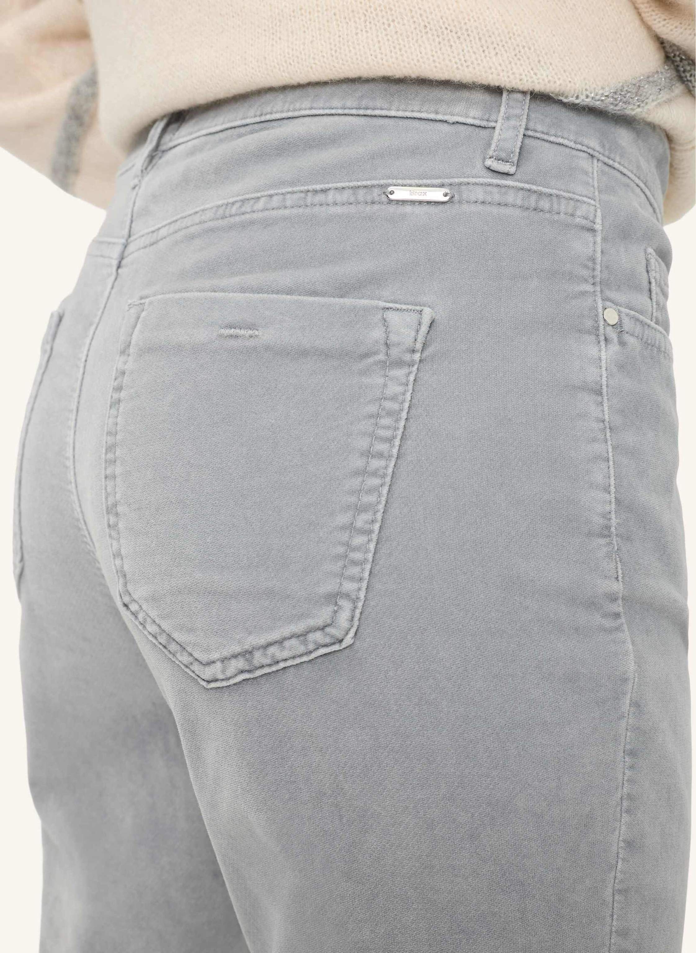 Thumbnail - Brax Five-Pocket-Jeans Style Carola grau