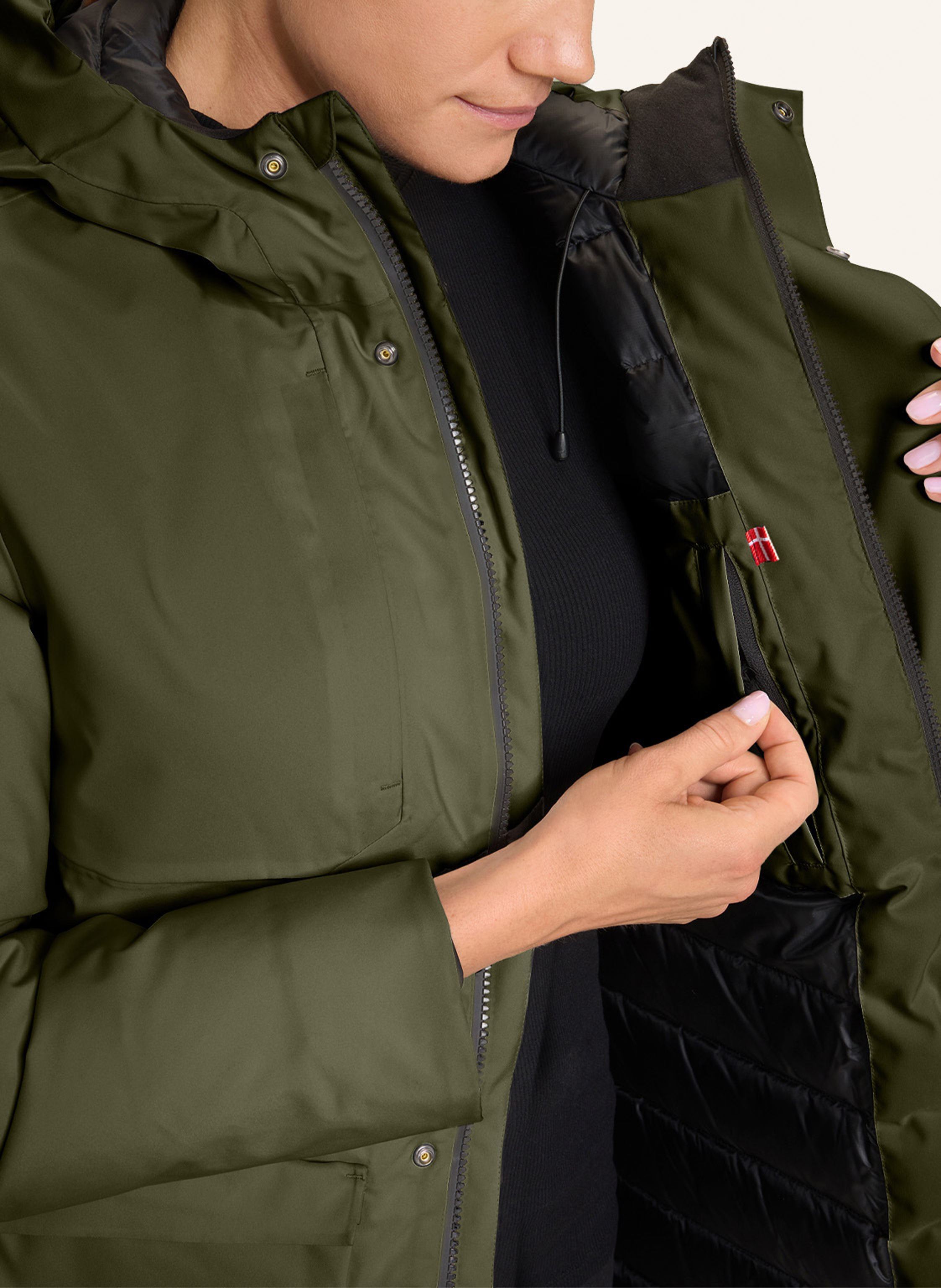 Thumbnail - Nordisk Daunenparka Lumi gruen