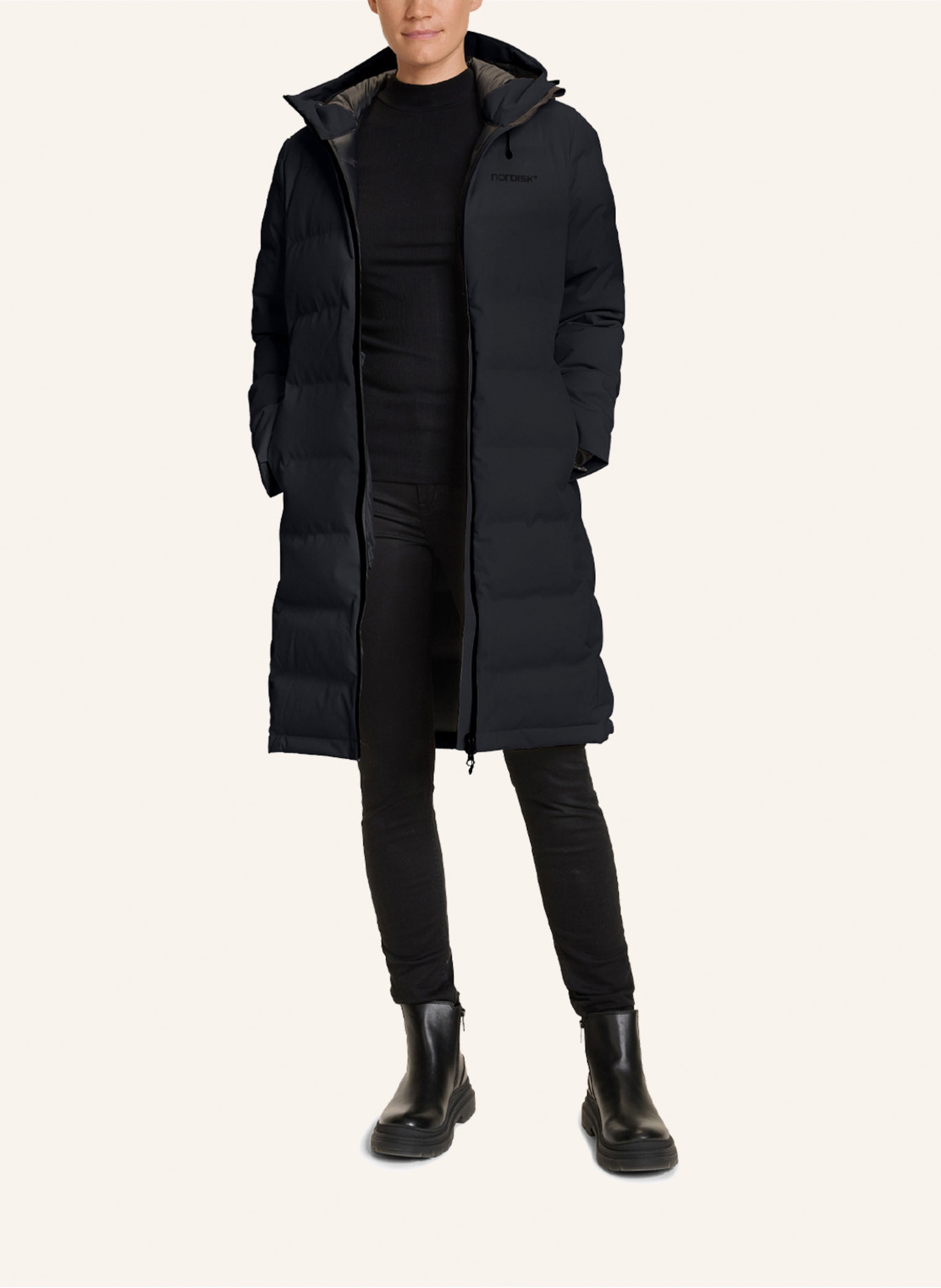 Thumbnail - Nordisk Daunenmantel Moana schwarz