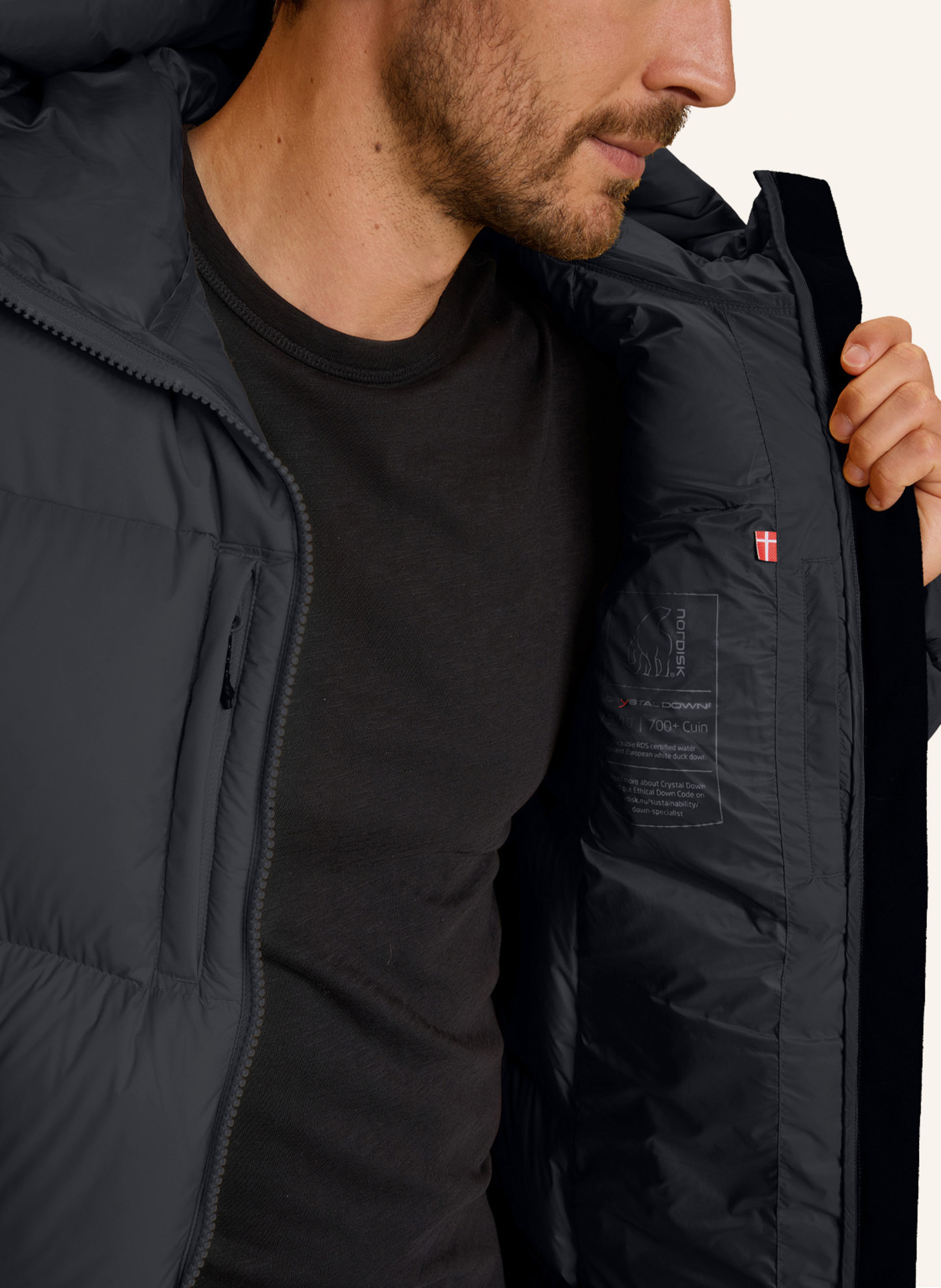 Thumbnail - Nordisk Daunenparka Skansholm schwarz