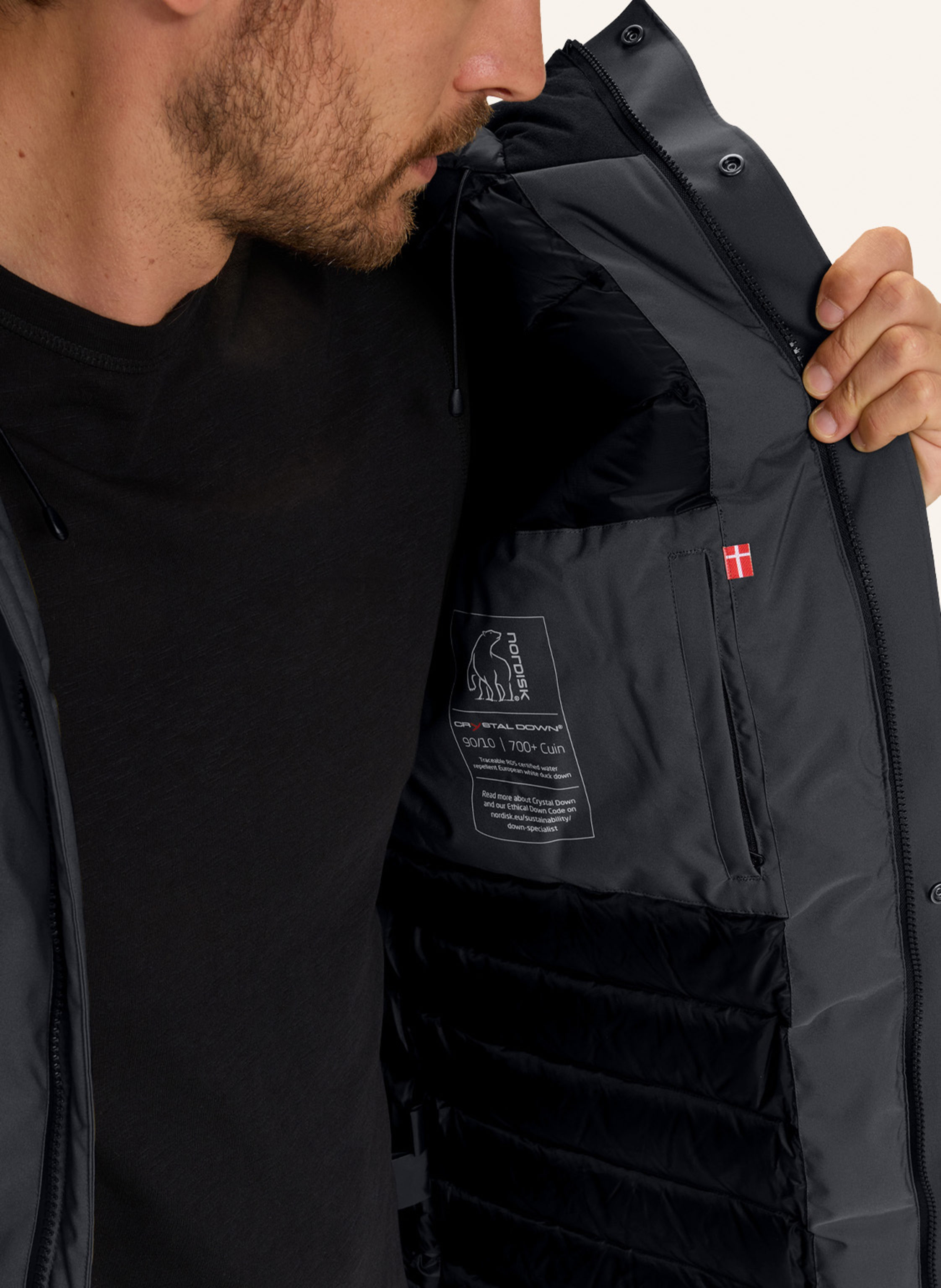 Thumbnail - Nordisk Daunenparka Jarvi schwarz
