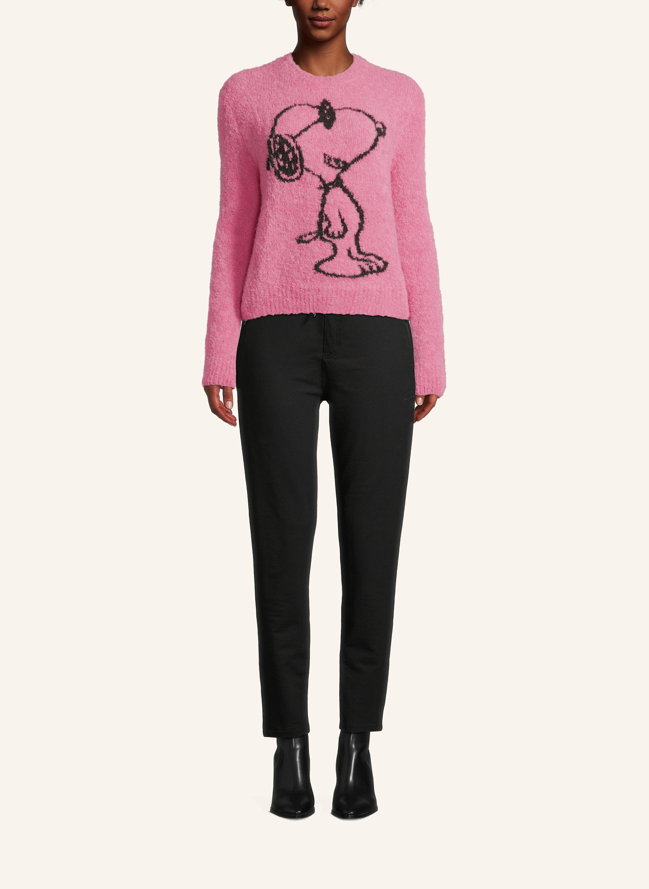 Thumbnail - Frogbox Pullover Mit Alpaka pink