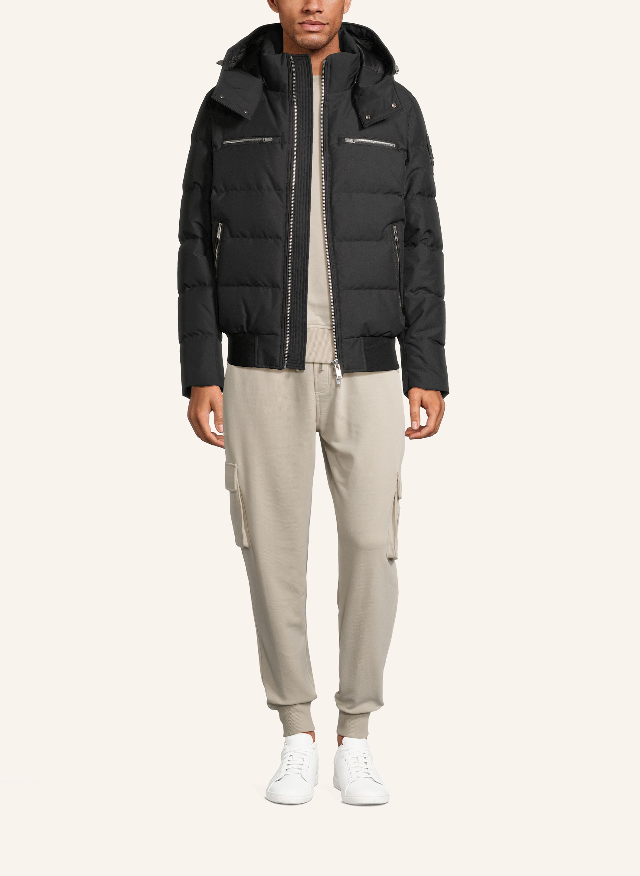 Thumbnail - Moose Knuckles Daunenjacke Cloud schwarz