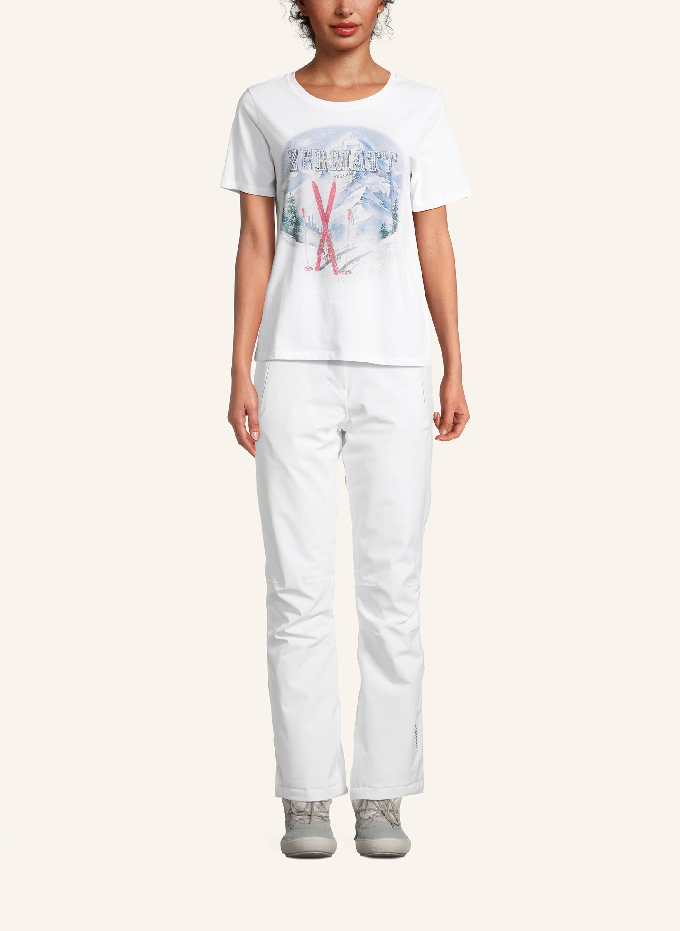 Thumbnail - Princess Goes Hollywood T-Shirt Mit Schmucksteinen weiss