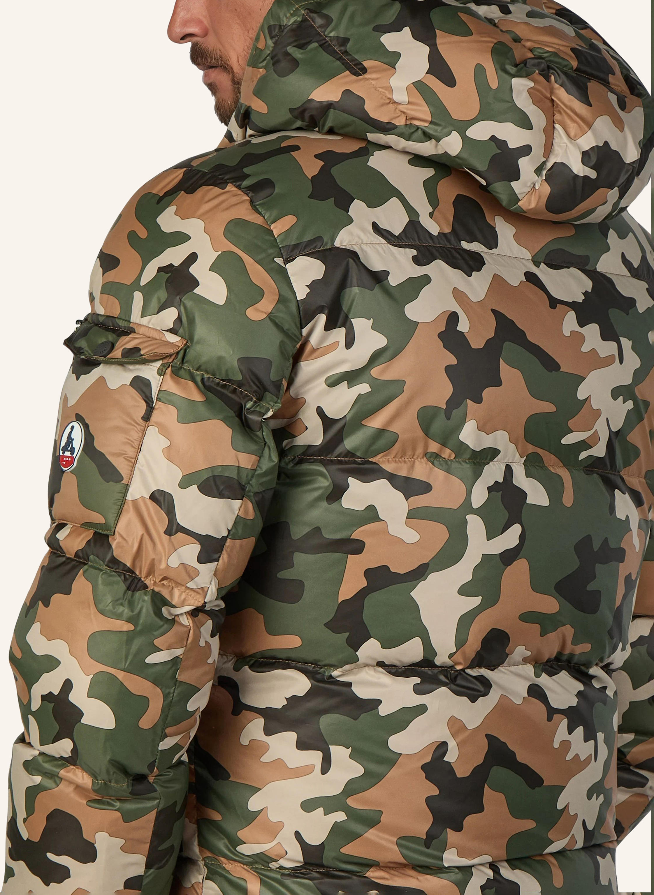 Thumbnail - Jott Daunenjacke Java Print braun