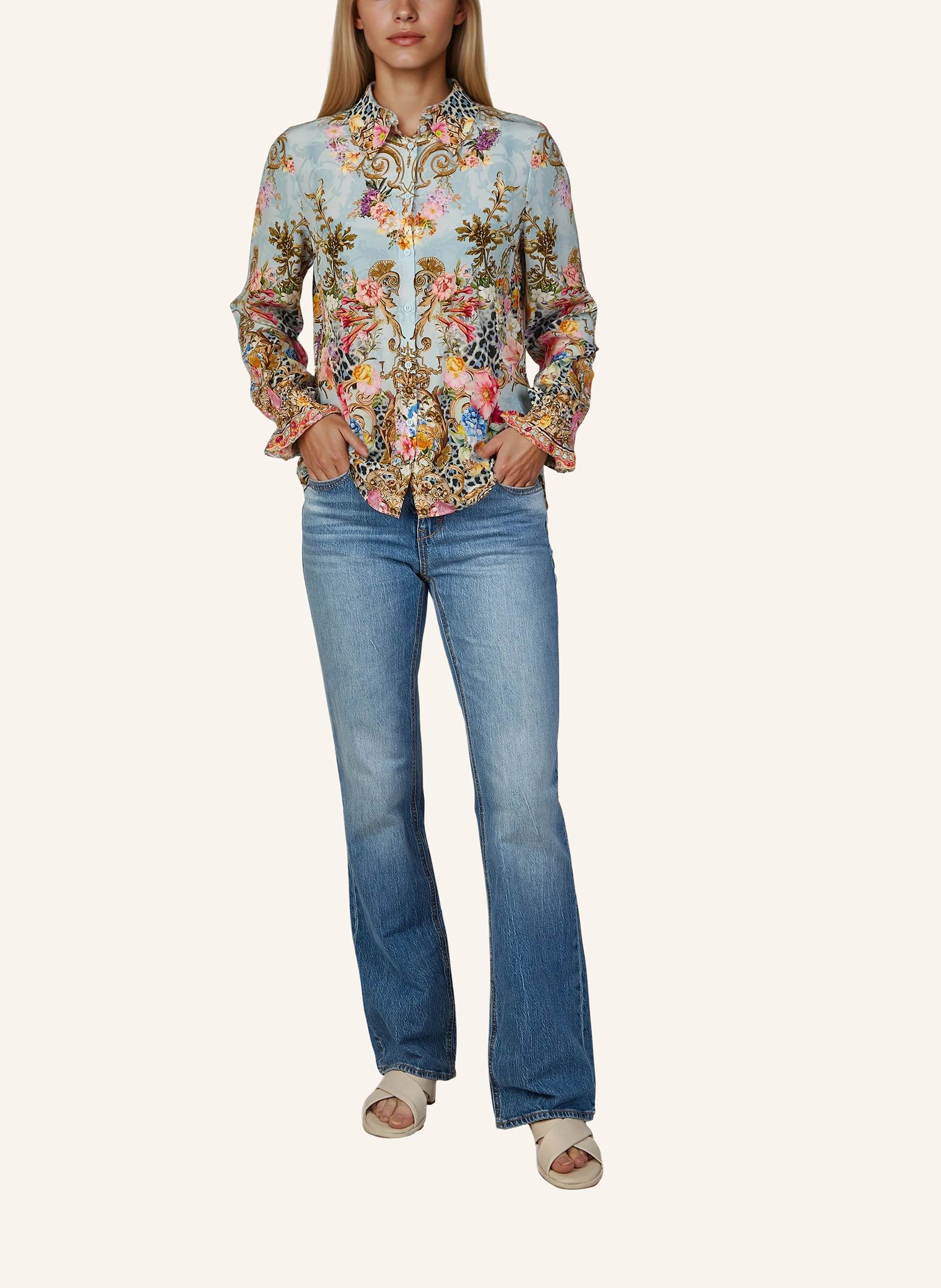 Thumbnail - Princess Goes Hollywood Bluse Aus Seide blau