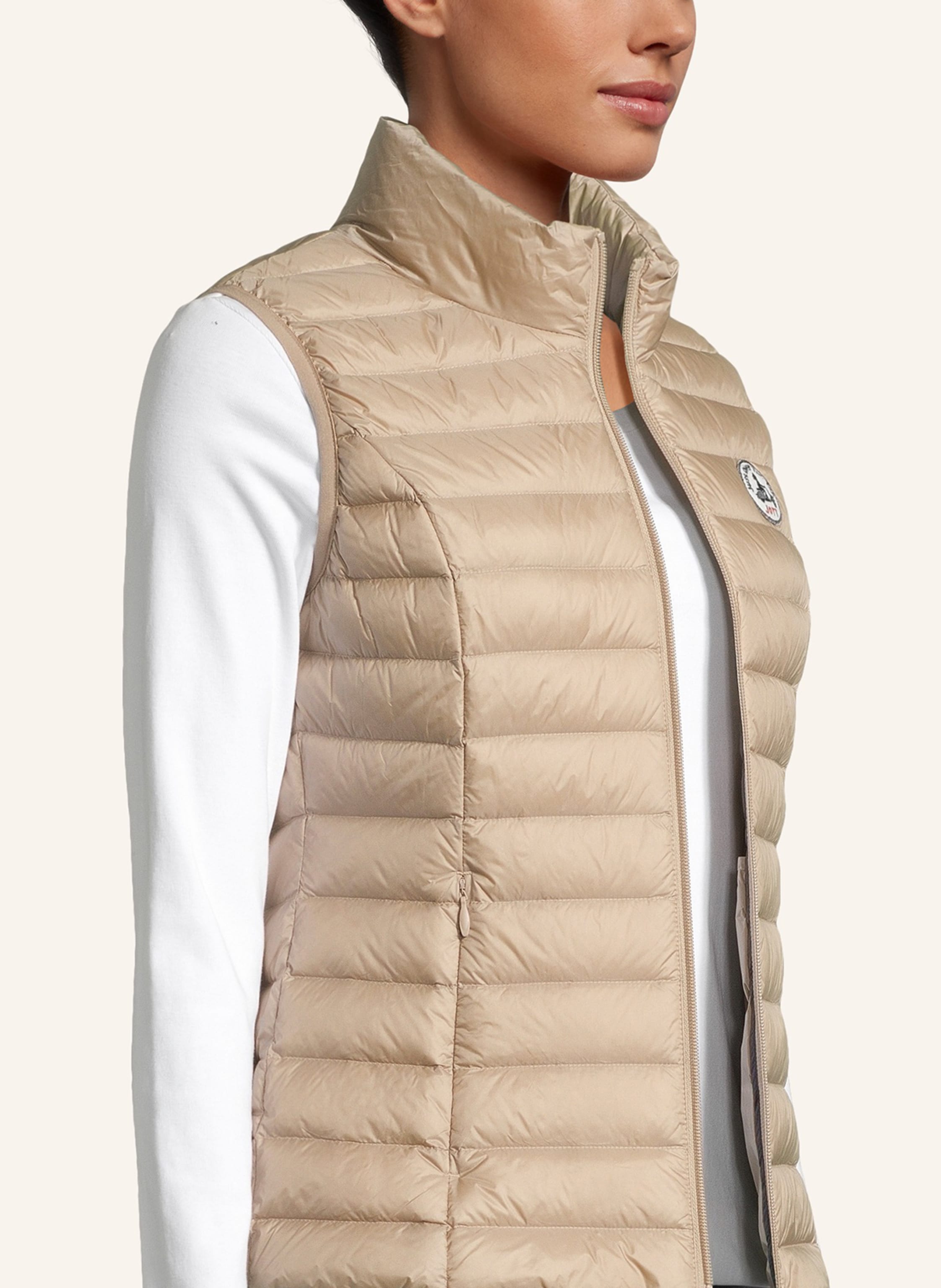 Thumbnail - Jott Lightweight-Daunenweste Seda beige