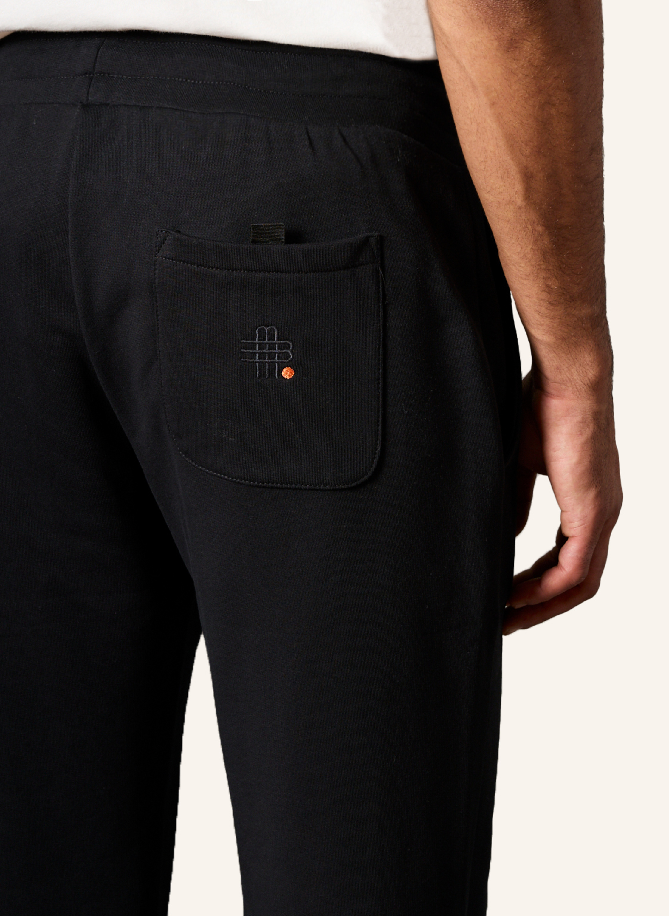 Thumbnail - Gebauer & Gebauer Hose Heritage Im Jogging-Stil schwarz