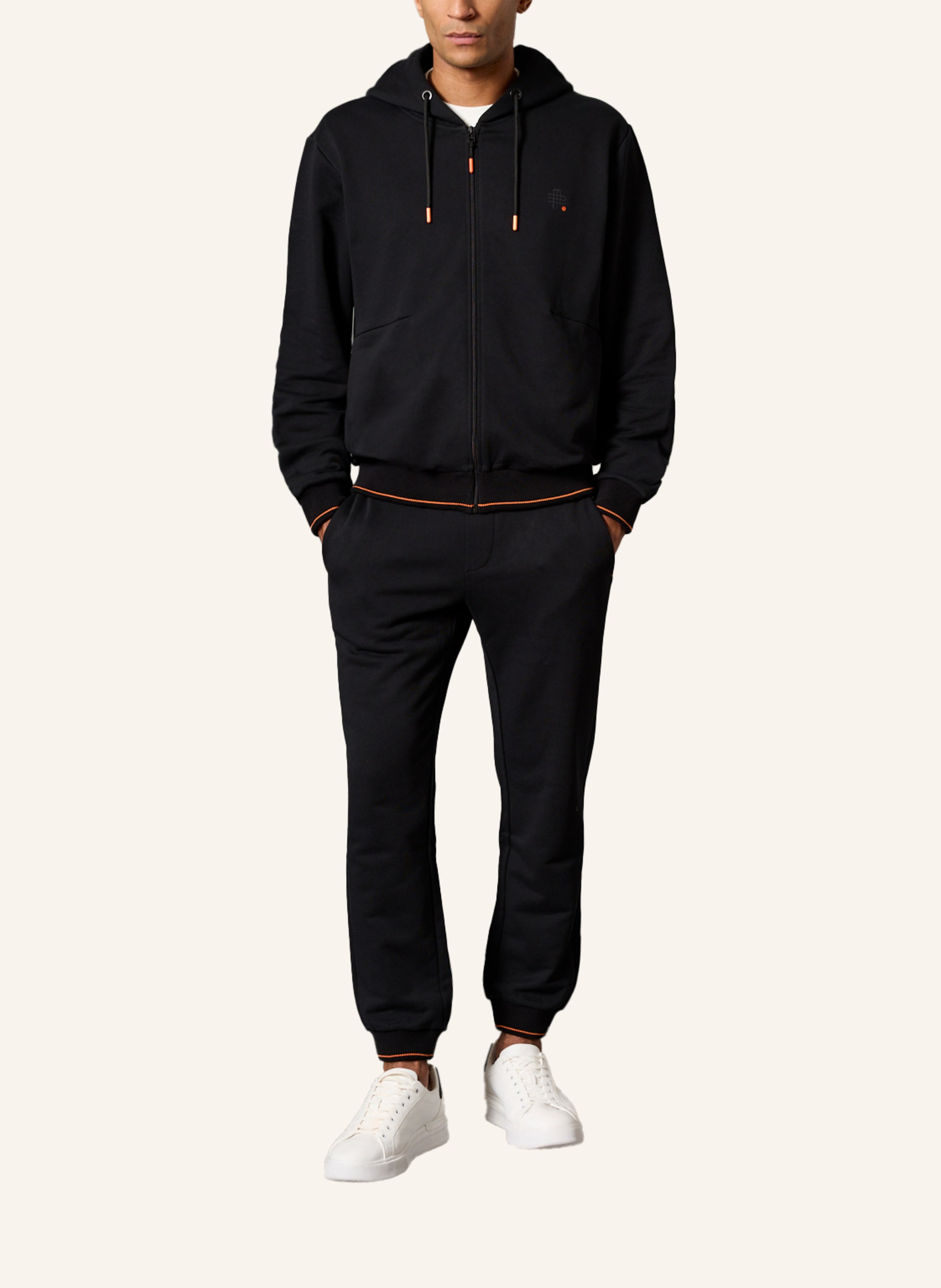 Thumbnail - Gebauer & Gebauer Hose Heritage  Im Jogging-Stil schwarz