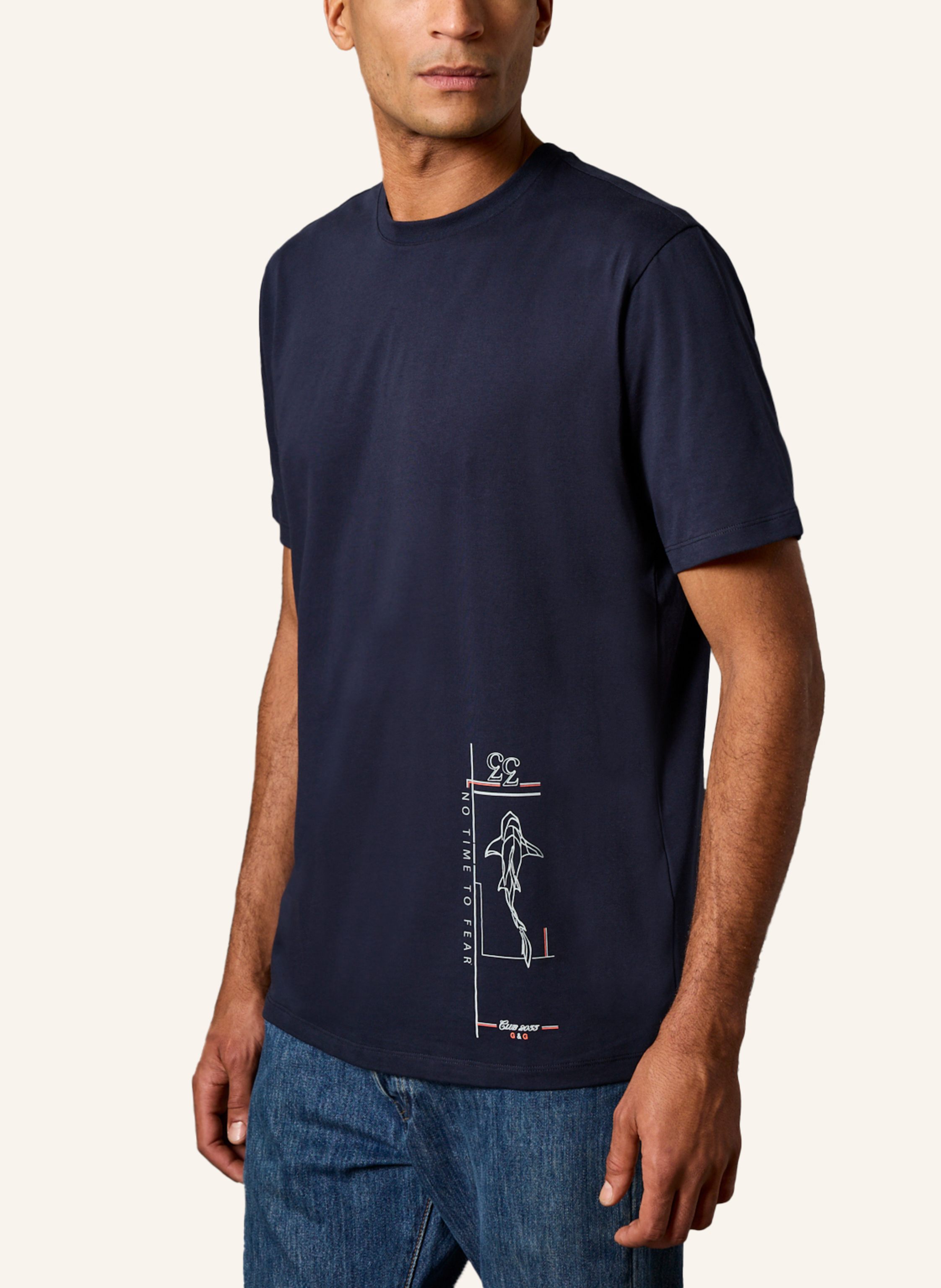 Thumbnail - Gebauer & Gebauer Fear T-Shirt blau