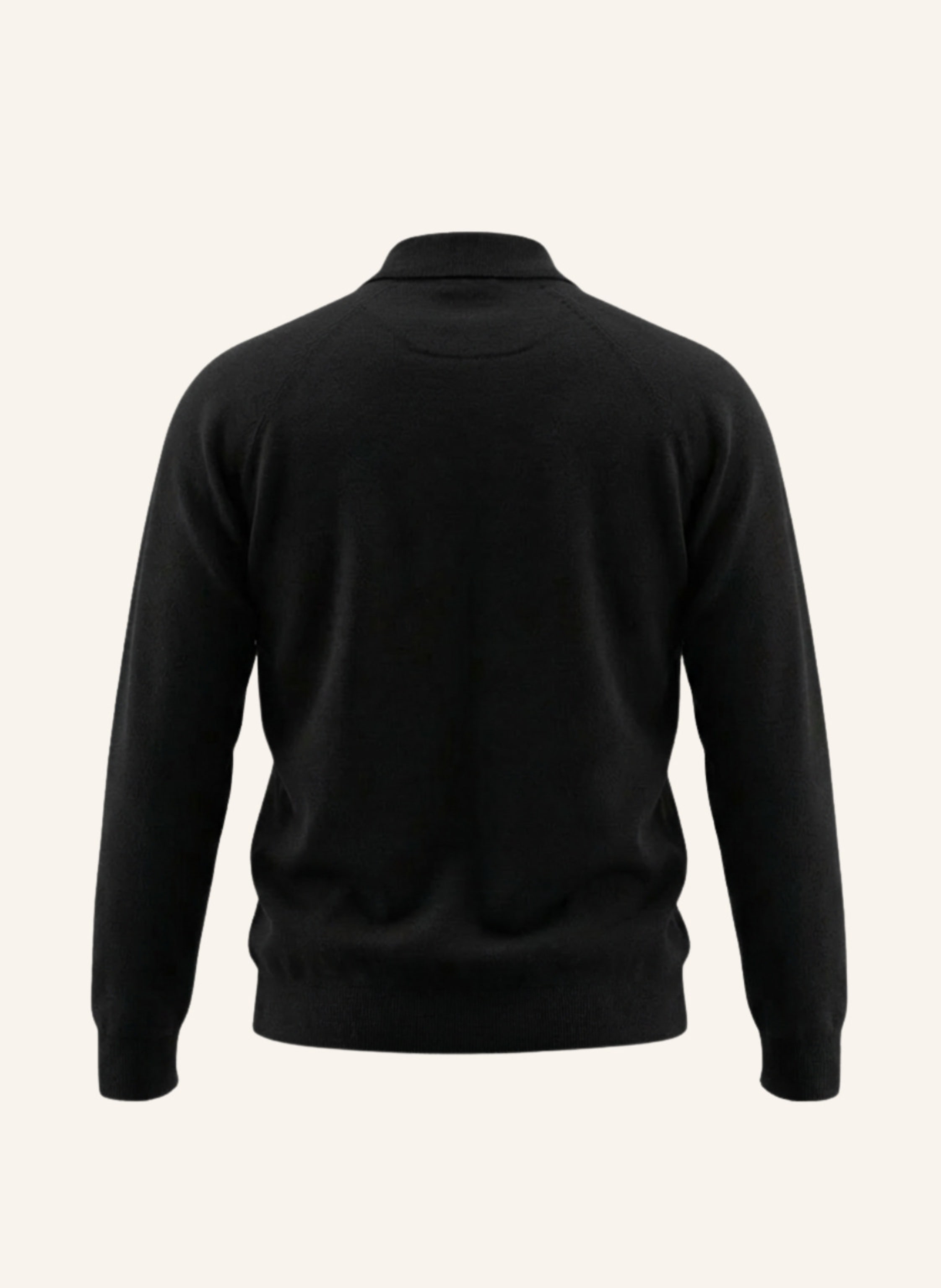 Thumbnail - Gebauer & Gebauer Zip Polo Knit schwarz
