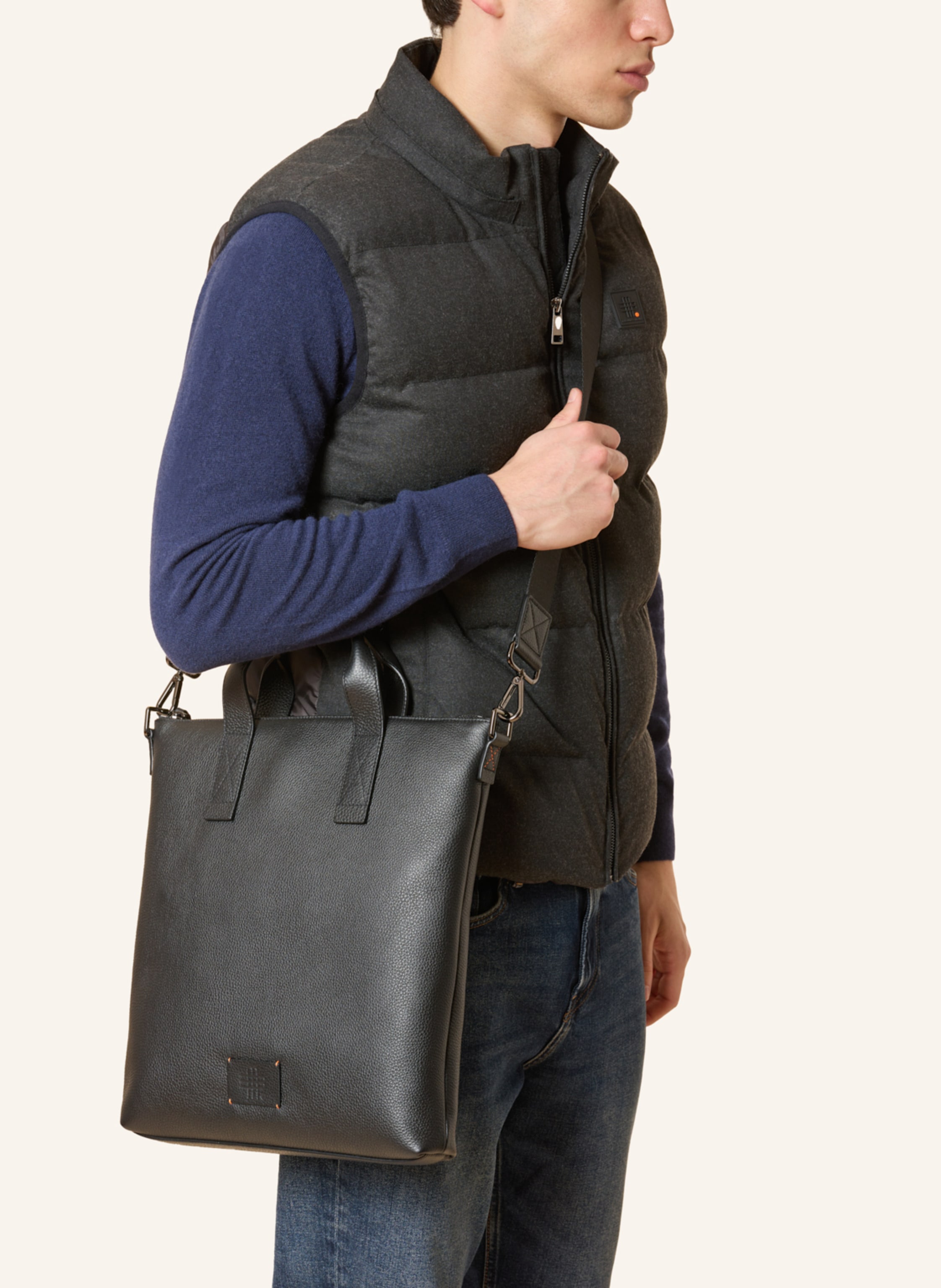 Thumbnail - Gebauer & Gebauer Umhängetasche Messenger schwarz