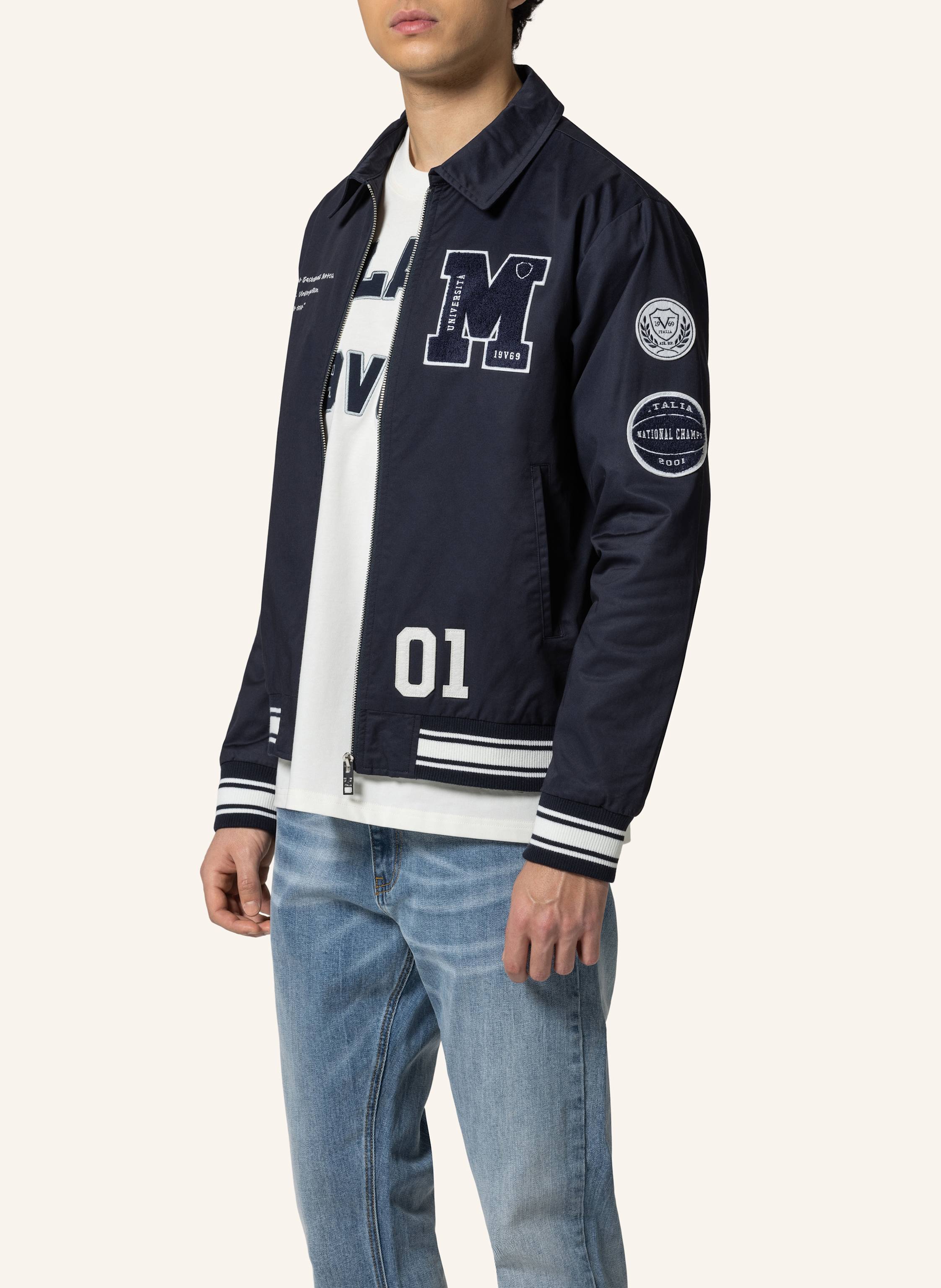 Thumbnail - 19V69 Italia Collegejacke Panatta College blau