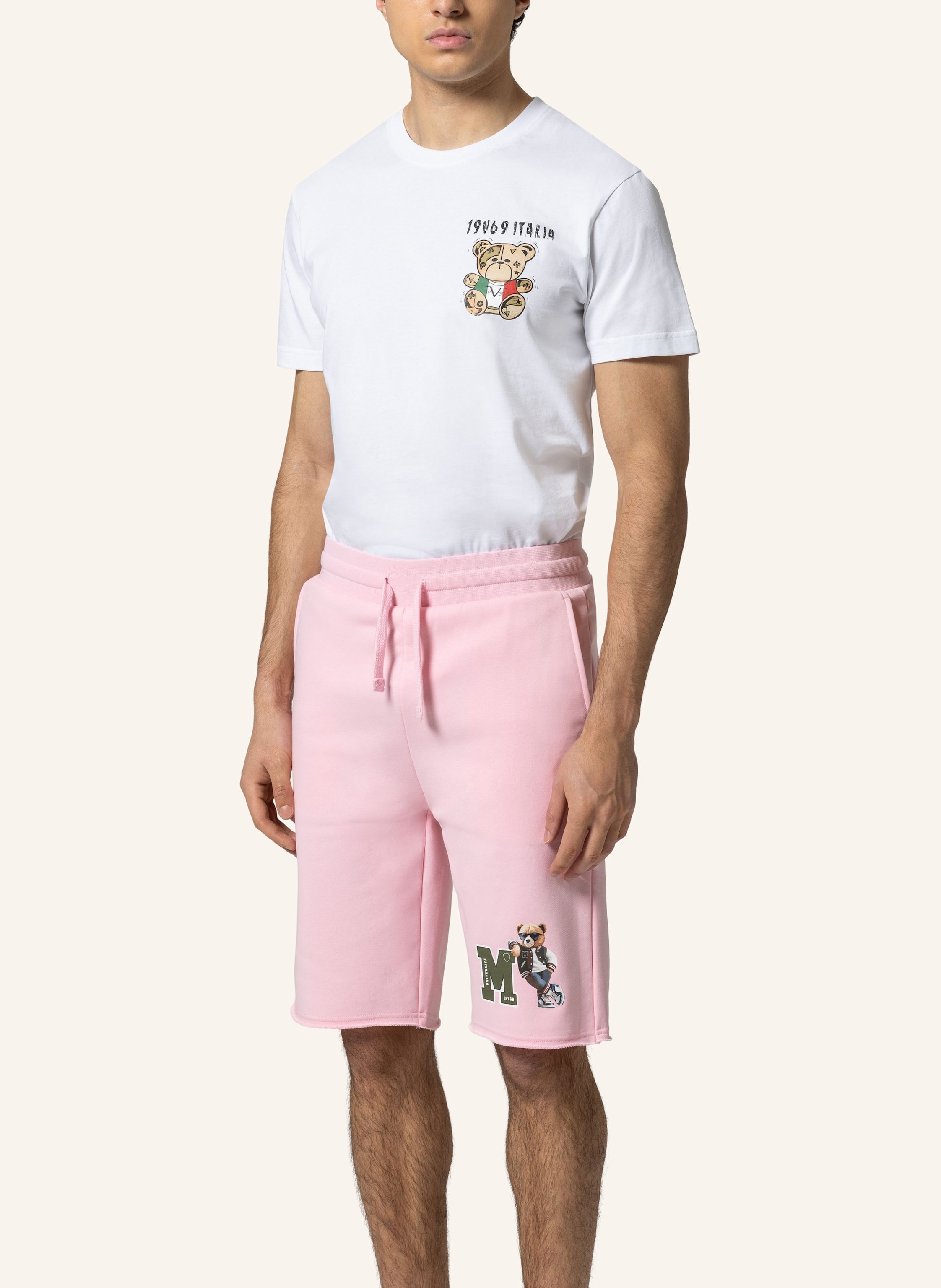 Thumbnail - 19V69 Italia Shorts Meo College rosa