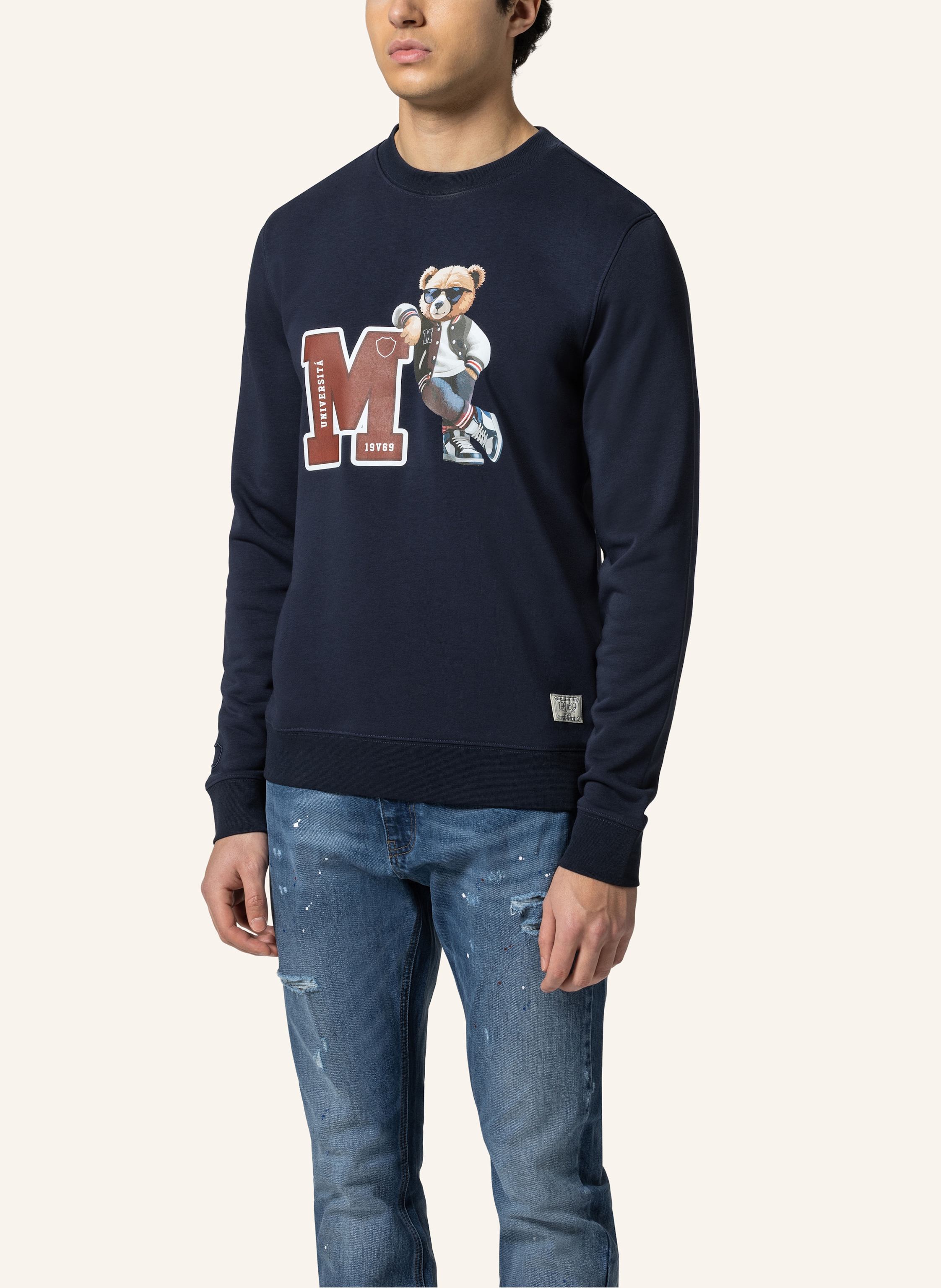 Thumbnail - 19V69 Italia Sweatshirt Nico College blau