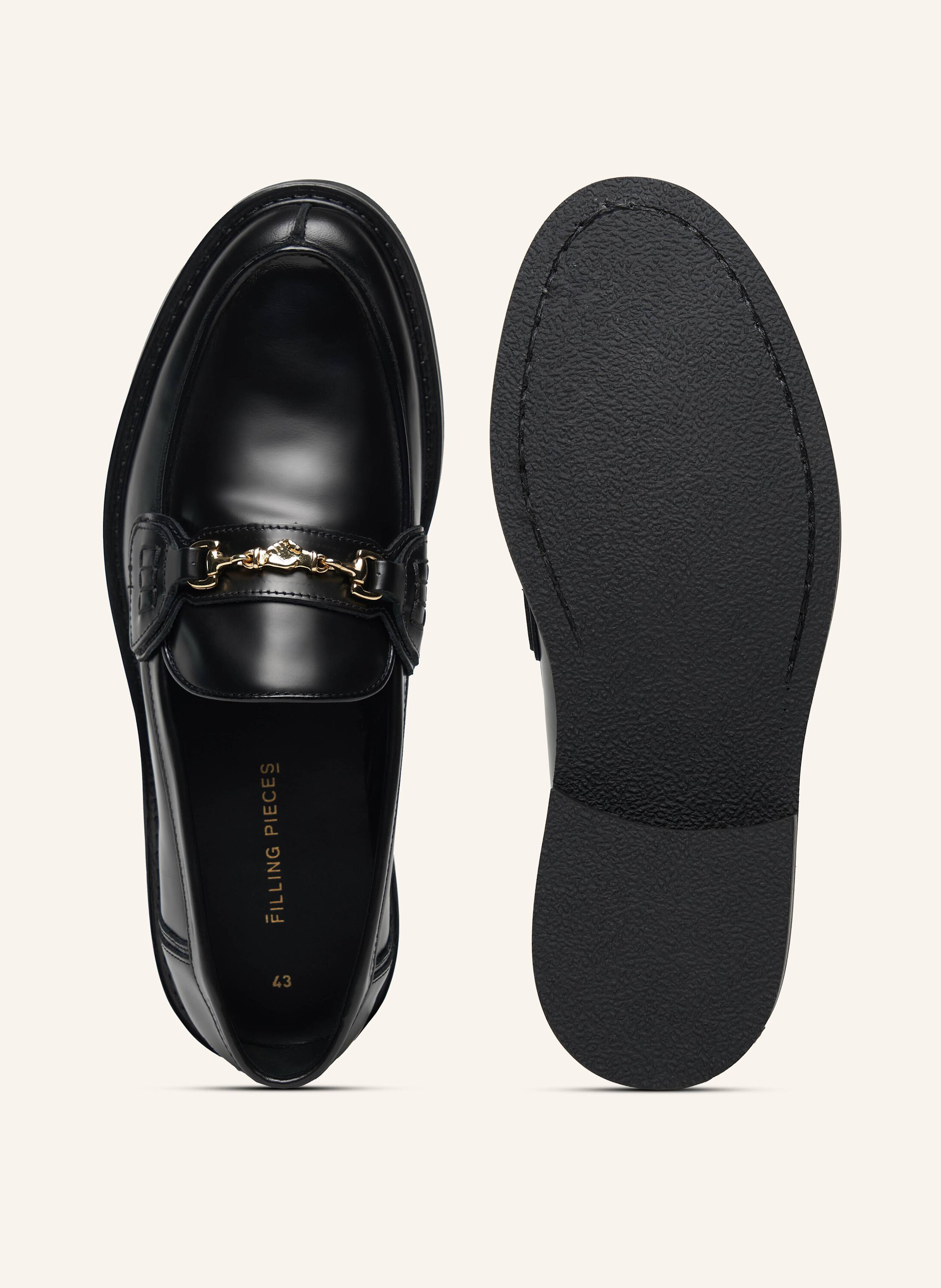 Thumbnail - Filling Pieces Slipper Polido schwarz