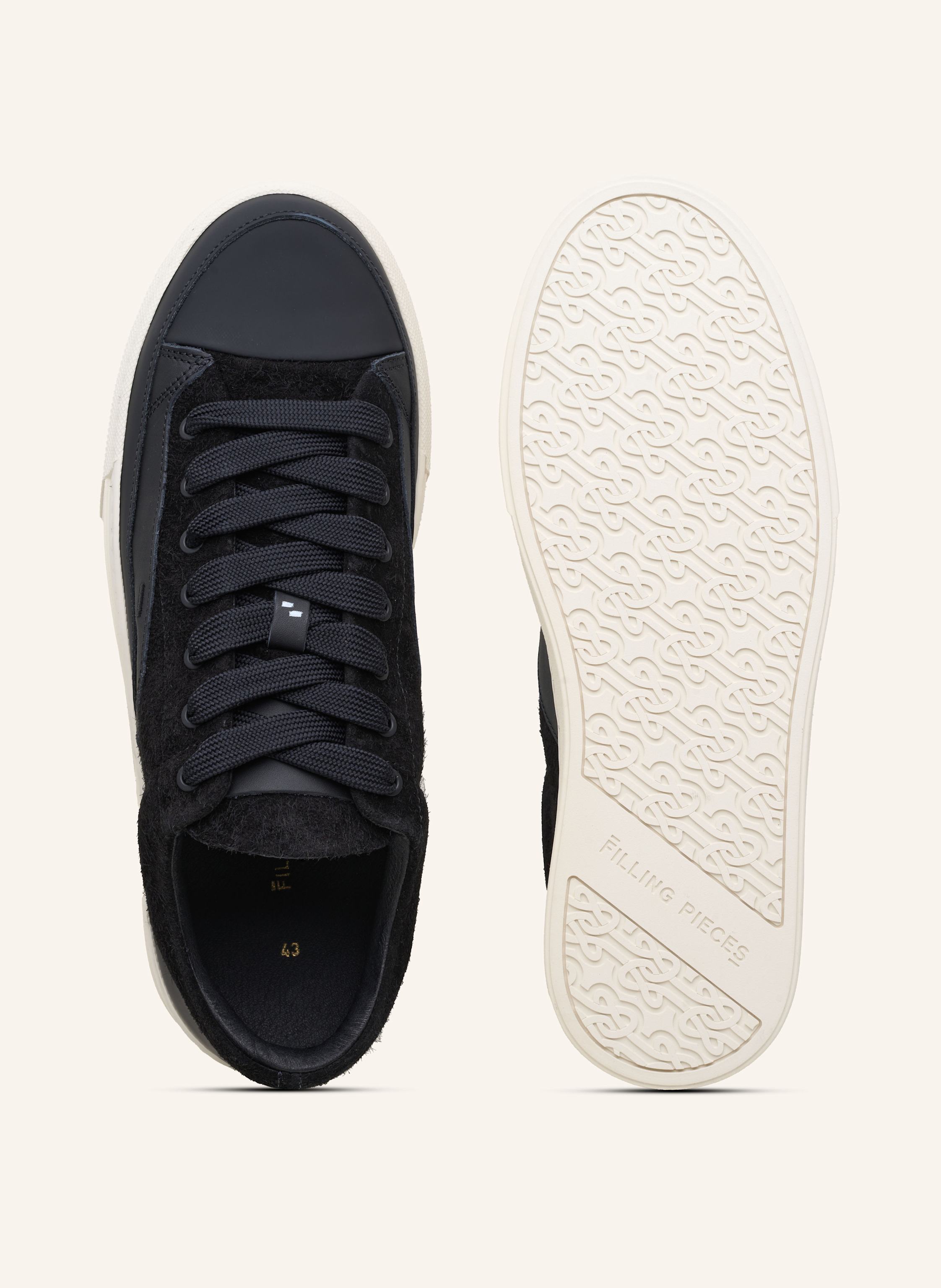 Thumbnail - Filling Pieces Sneaker Riviera Fuzz schwarz
