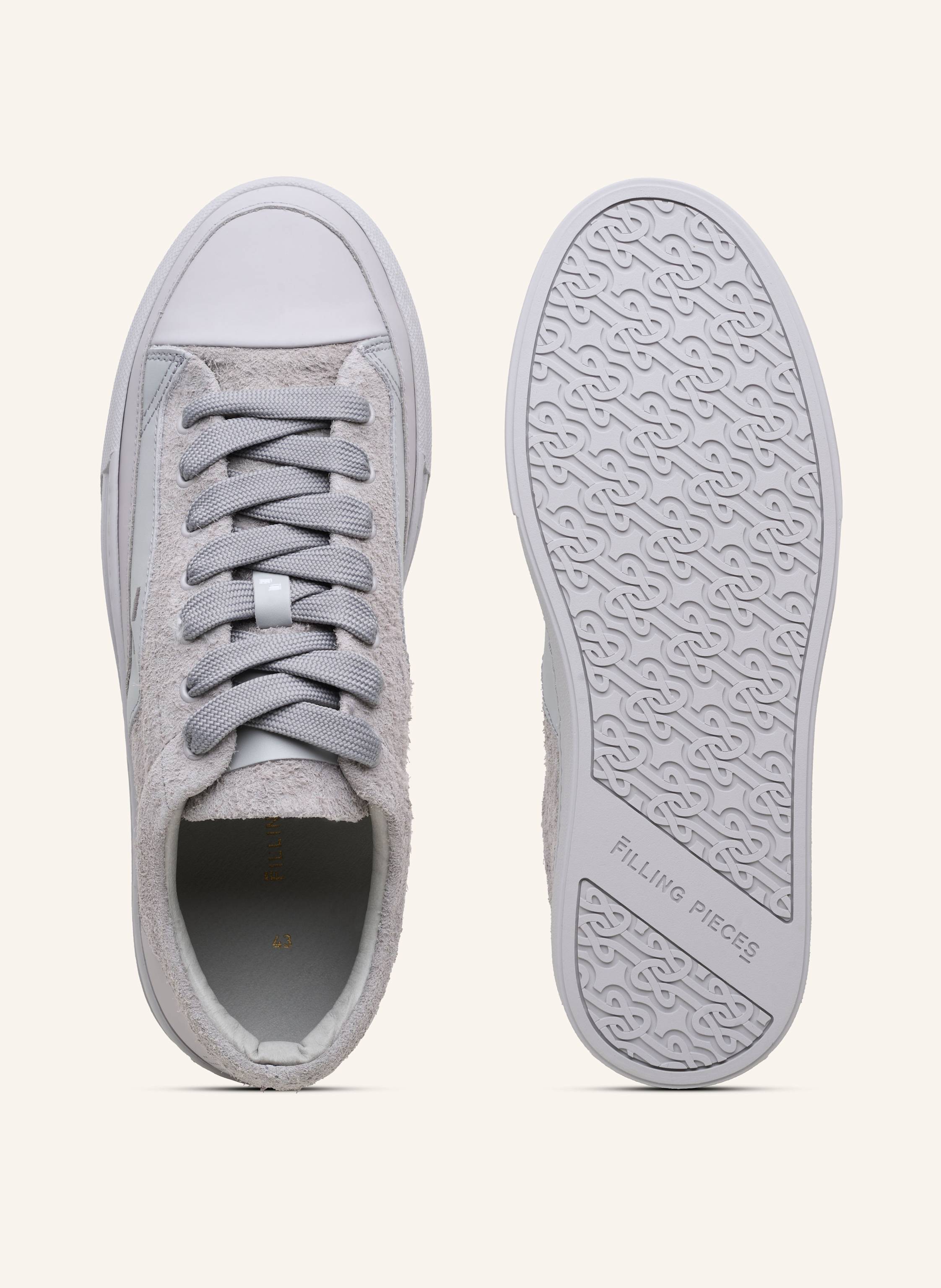 Thumbnail - Filling Pieces Sneaker Riviera Fuzz grau