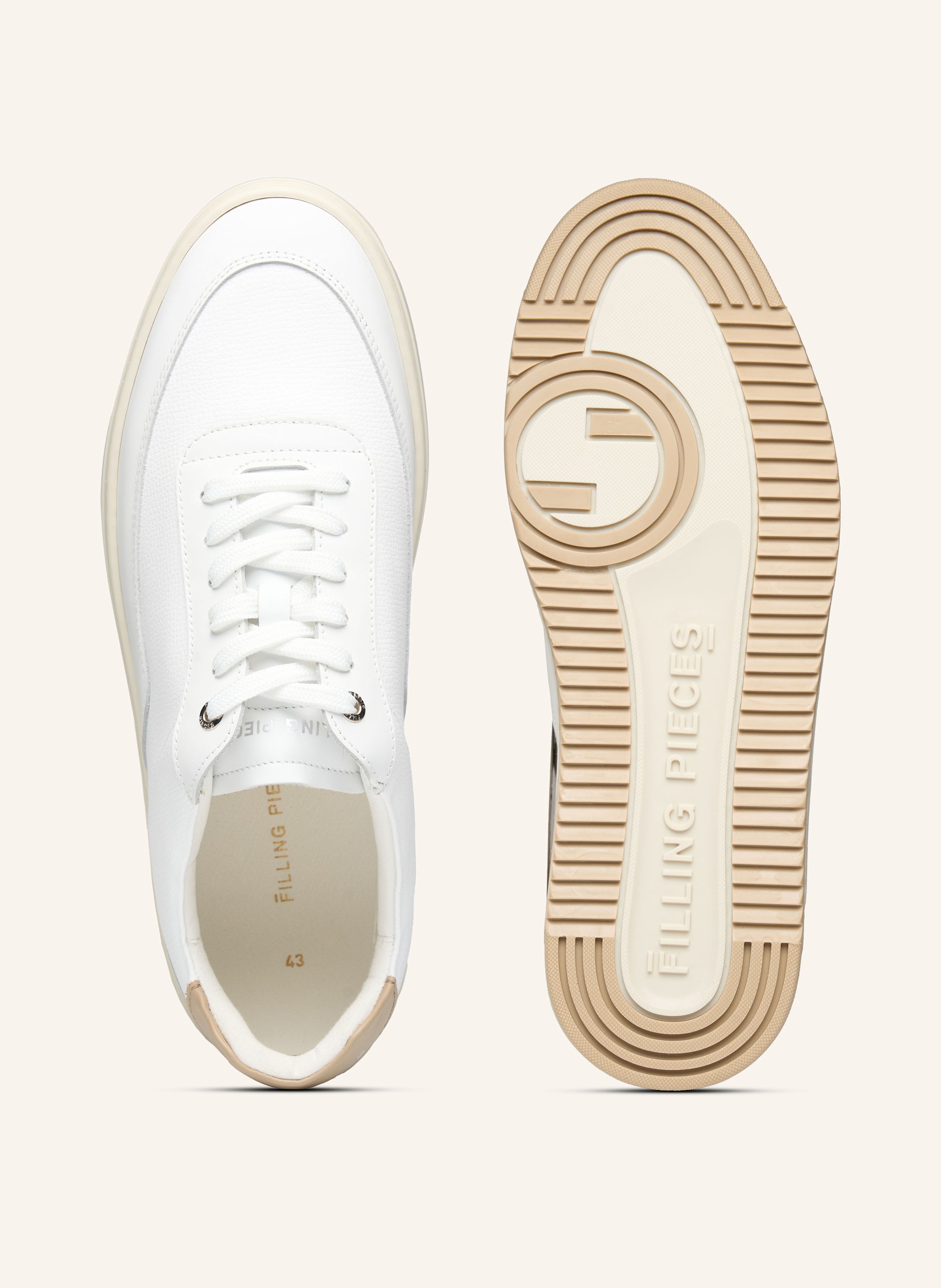 Thumbnail - Filling Pieces Sneaker Mondo Crumbs beige