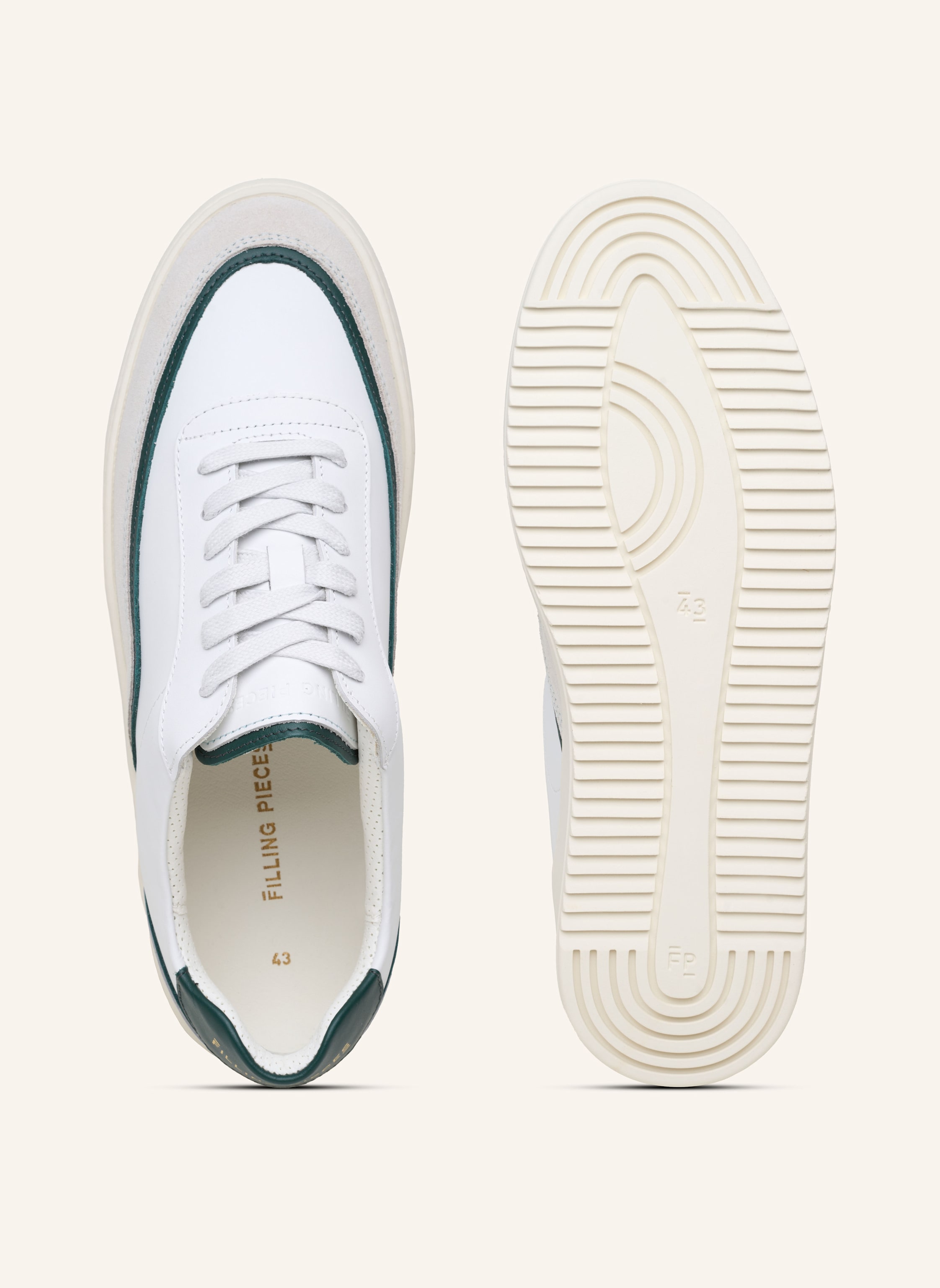 Thumbnail - Filling Pieces Sneaker Mondo Stack Nappa gruen