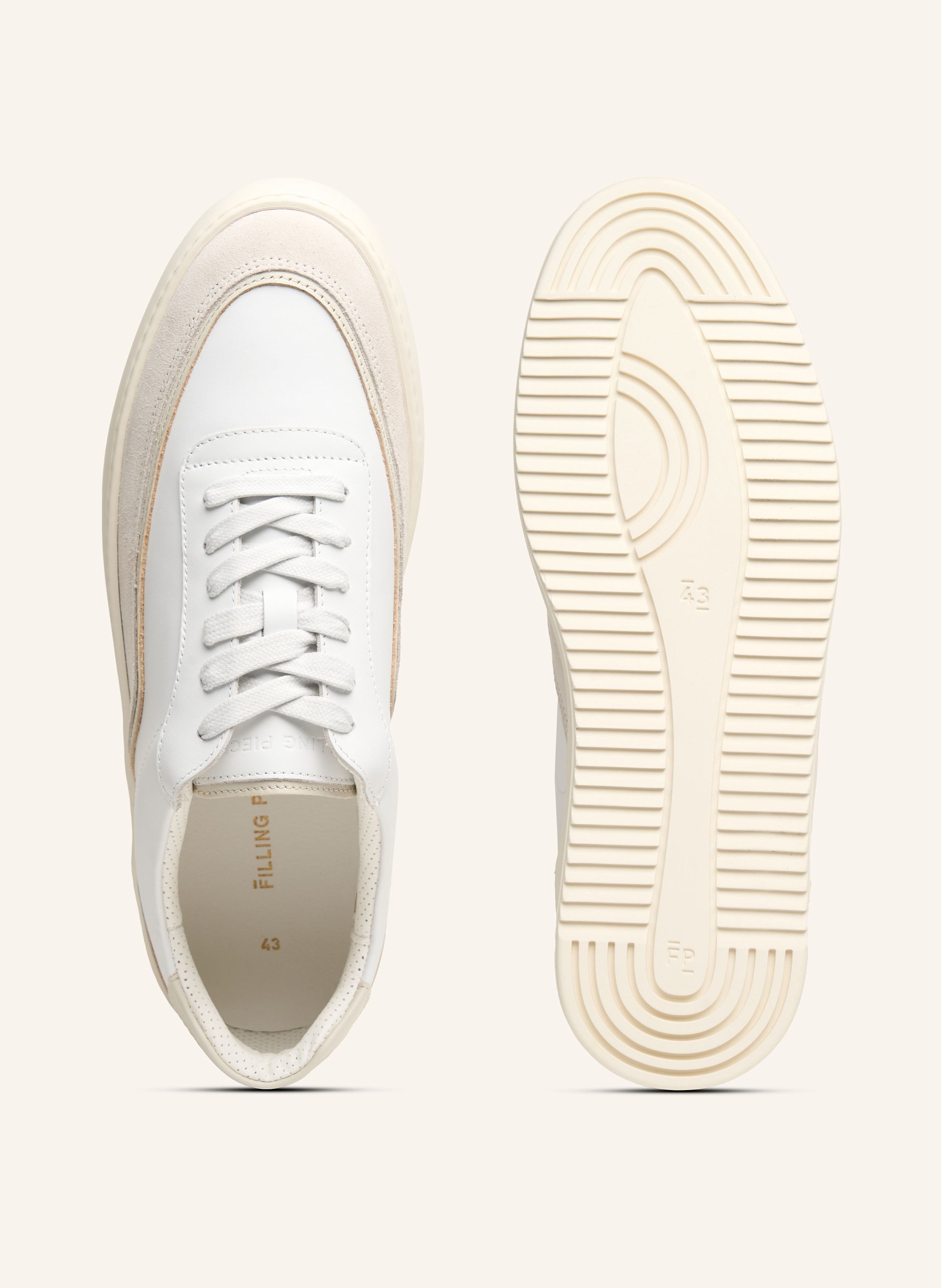 Thumbnail - Filling Pieces Sneaker Mondo Stack Nappa weiss