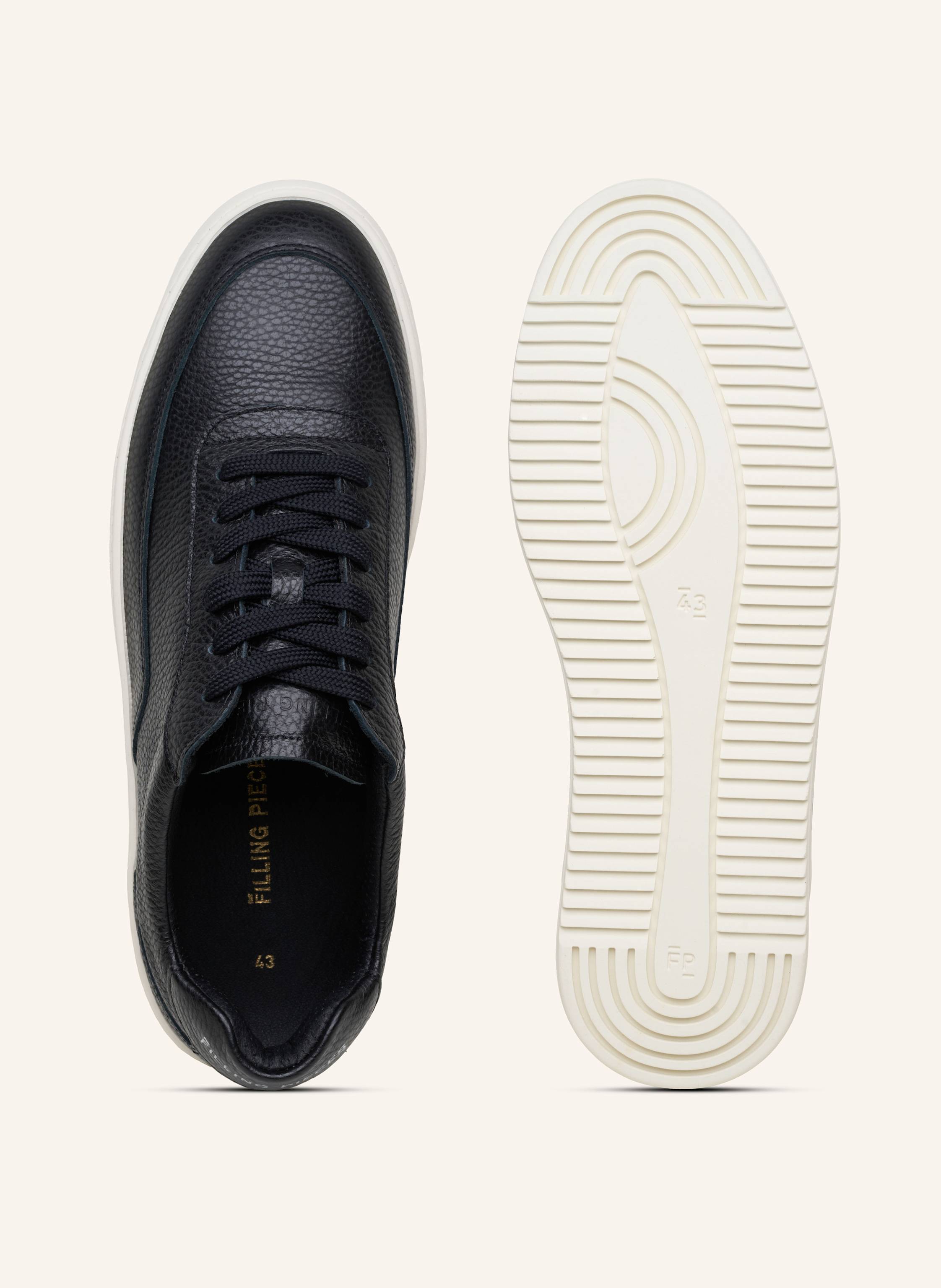 Thumbnail - Filling Pieces Sneaker Mondo Grain schwarz