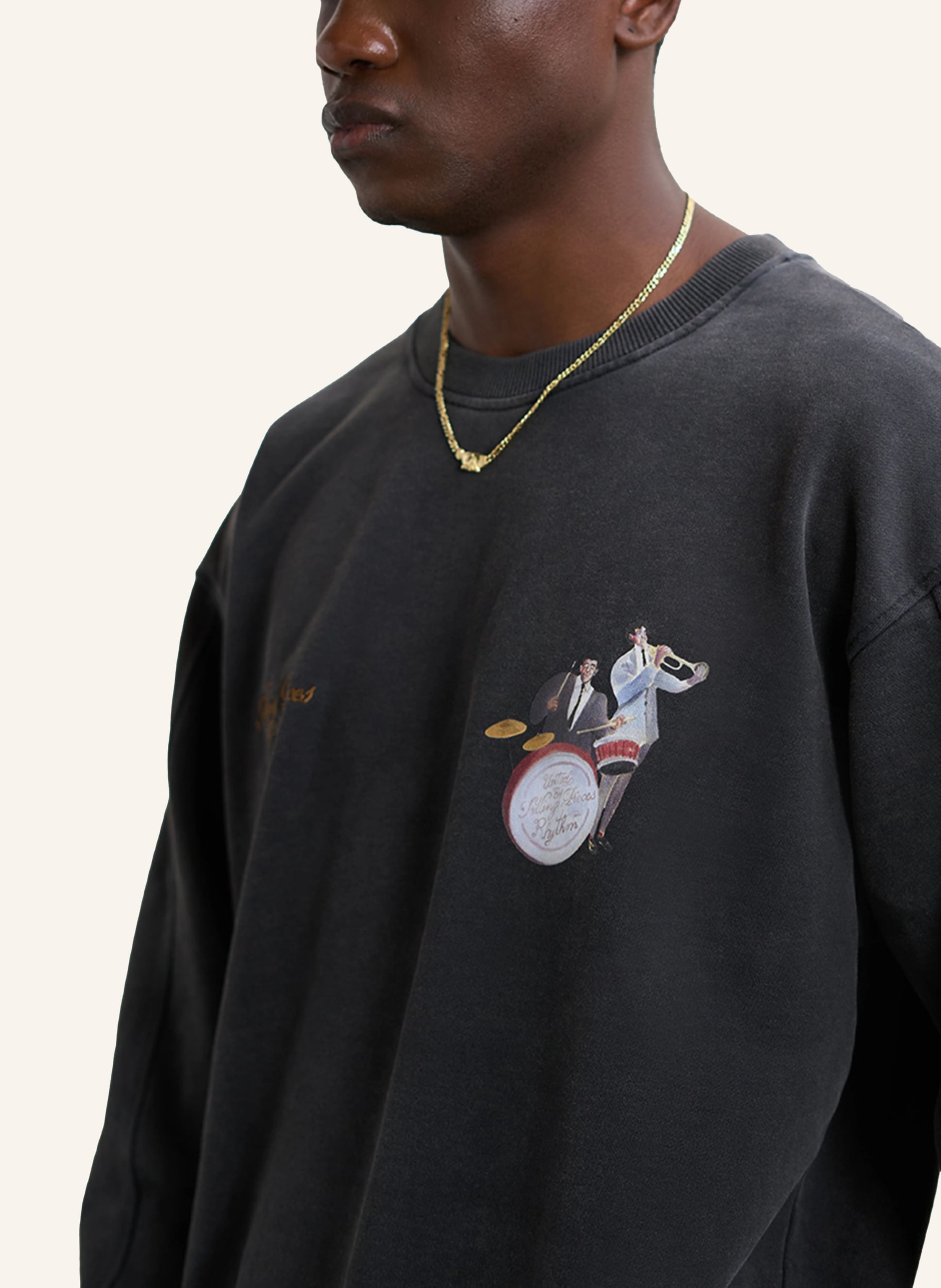 Thumbnail - Filling Pieces Sweatshirt Band grau