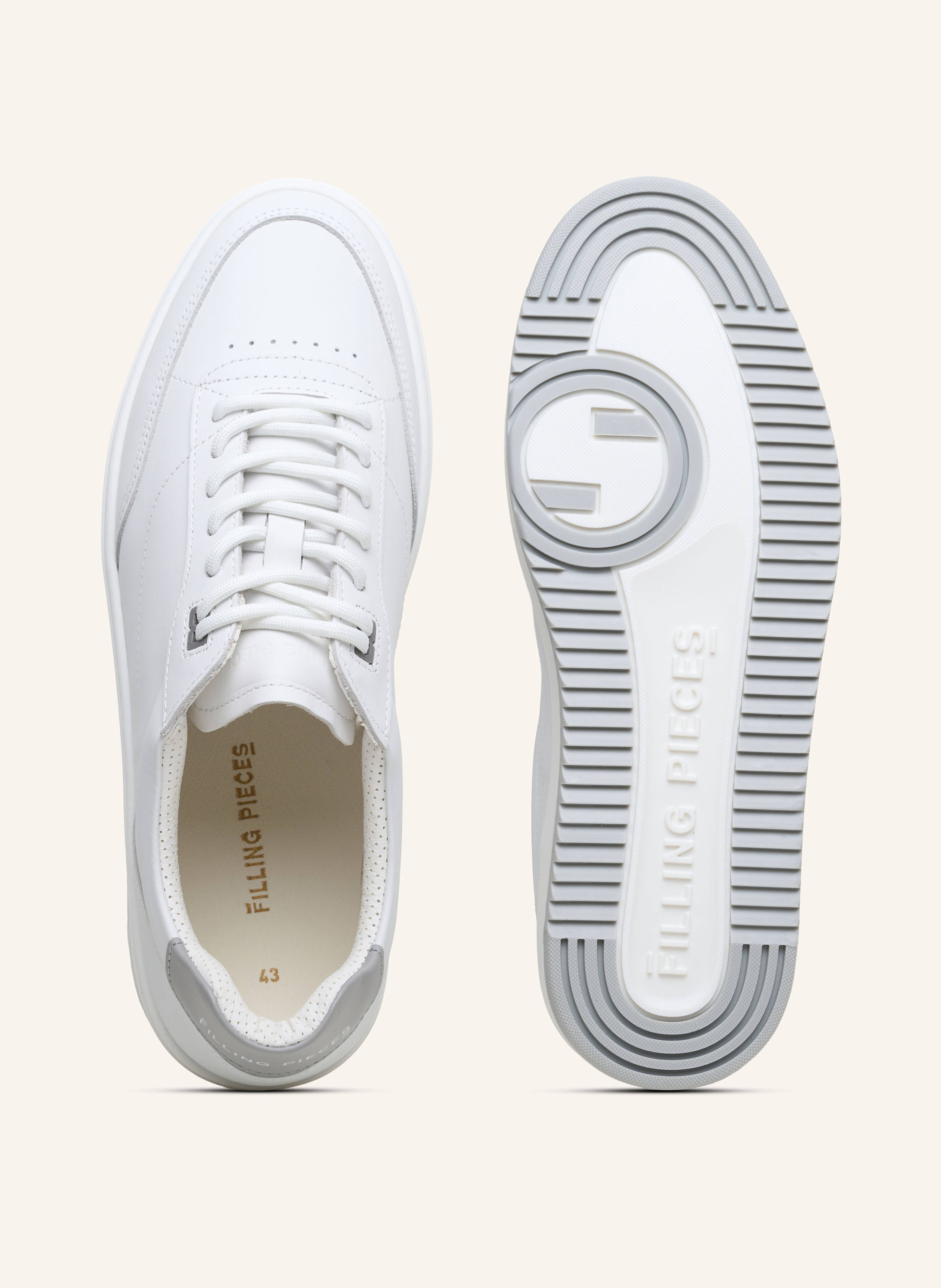 Thumbnail - Filling Pieces Sneaker Mondo Trim weiss