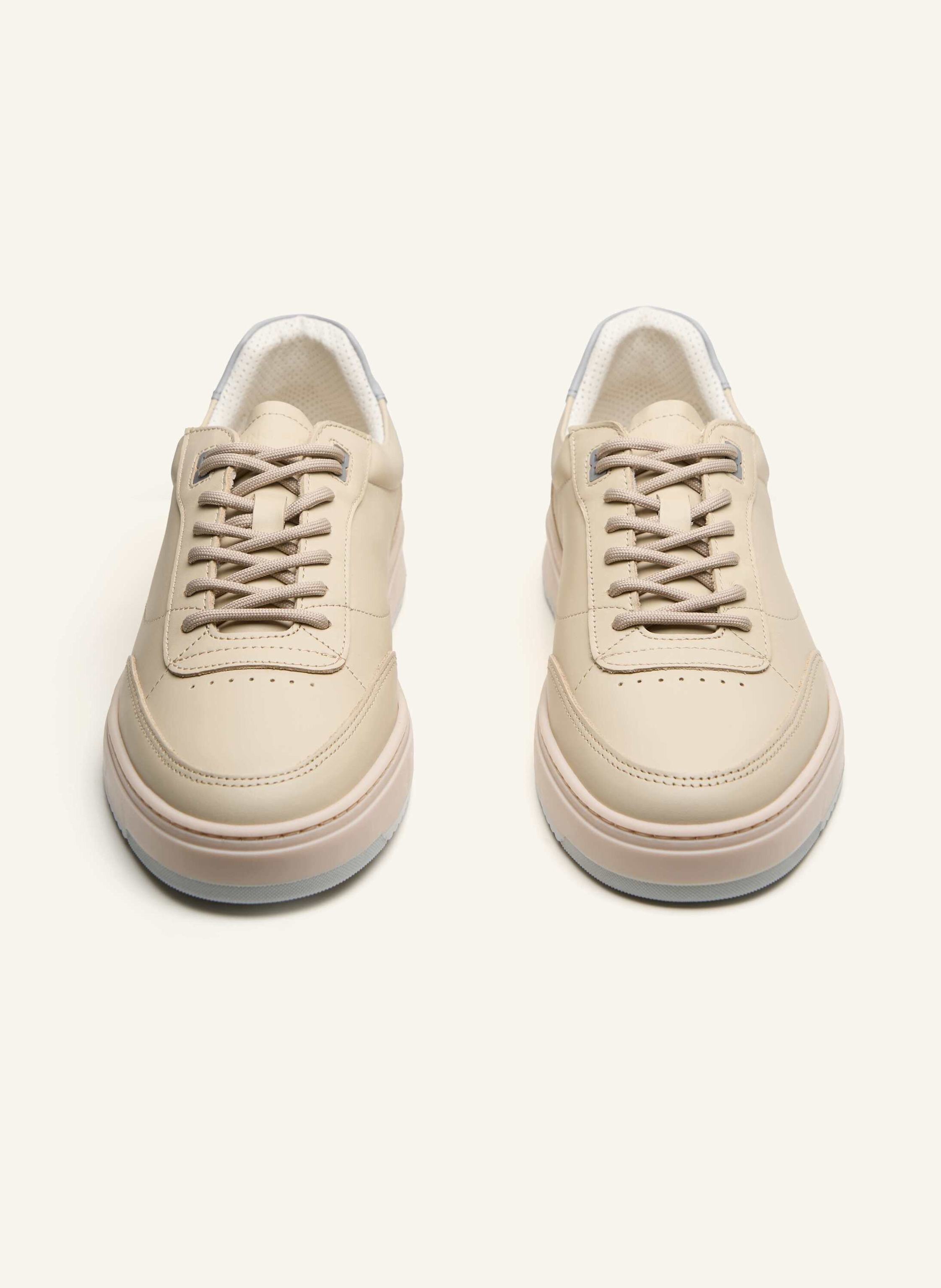 Thumbnail - Filling Pieces Sneaker Mondo Trim beige